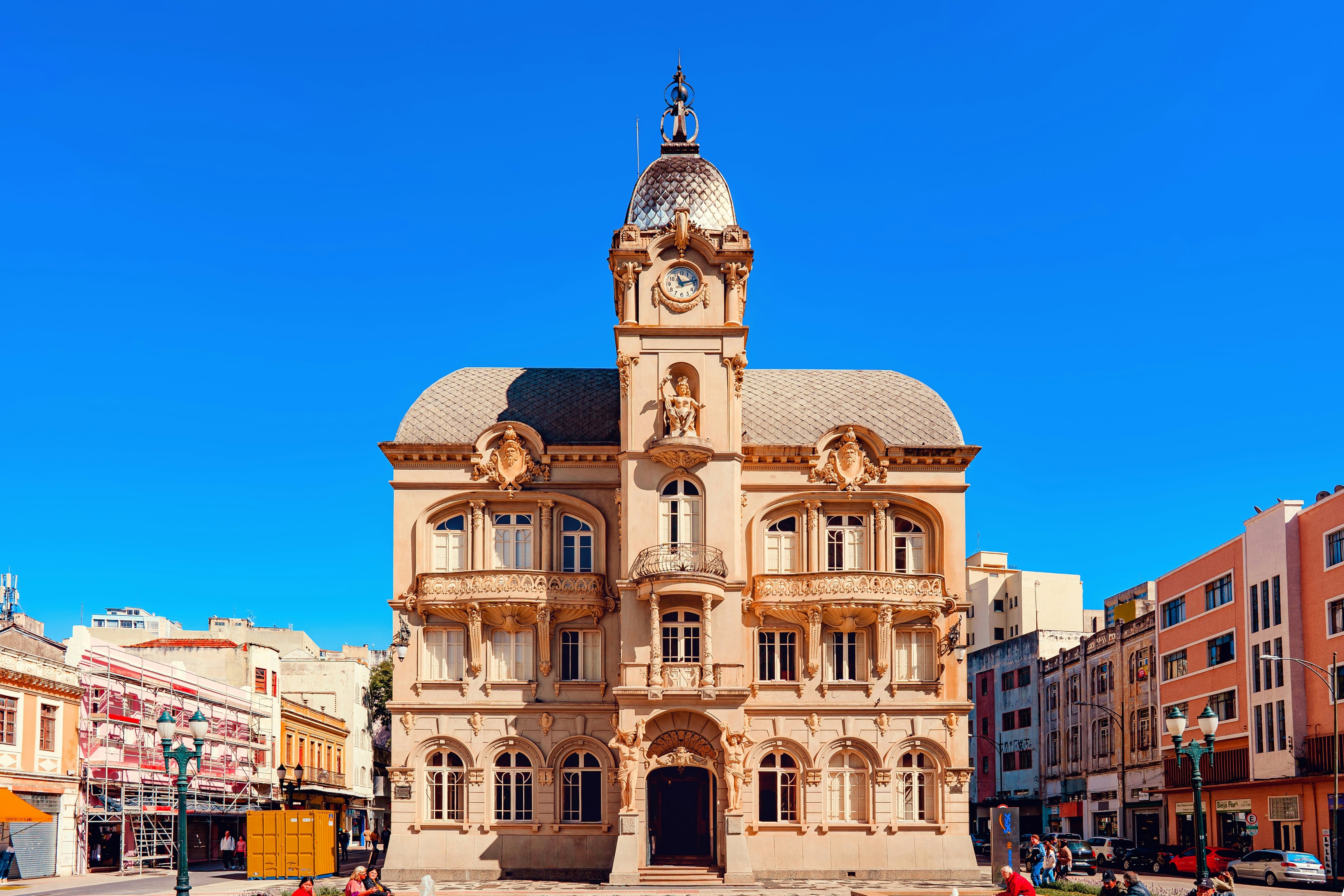 Paço da Liberdade, Curitiba, Paraná, Brazil. July, 22 2022. View of the facade of the Sesc Paço da Liberdade headquarters building in the center of curitiba. ; Shutterstock ID 2207293349; purchase_order:56530 - Guidebooks; job:Global Publishing WIP; client:Global Publishing WIP; other:Pia Peterson Haggarty
2207293349