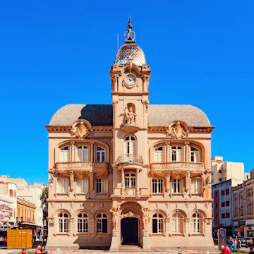 Paço da Liberdade, Curitiba, Paraná, Brazil. July, 22 2022. View of the facade of the Sesc Paço da Liberdade headquarters building in the center of curitiba. ; Shutterstock ID 2207293349; purchase_order:56530 - Guidebooks; job:Global Publishing WIP; client:Global Publishing WIP; other:Pia Peterson Haggarty
2207293349