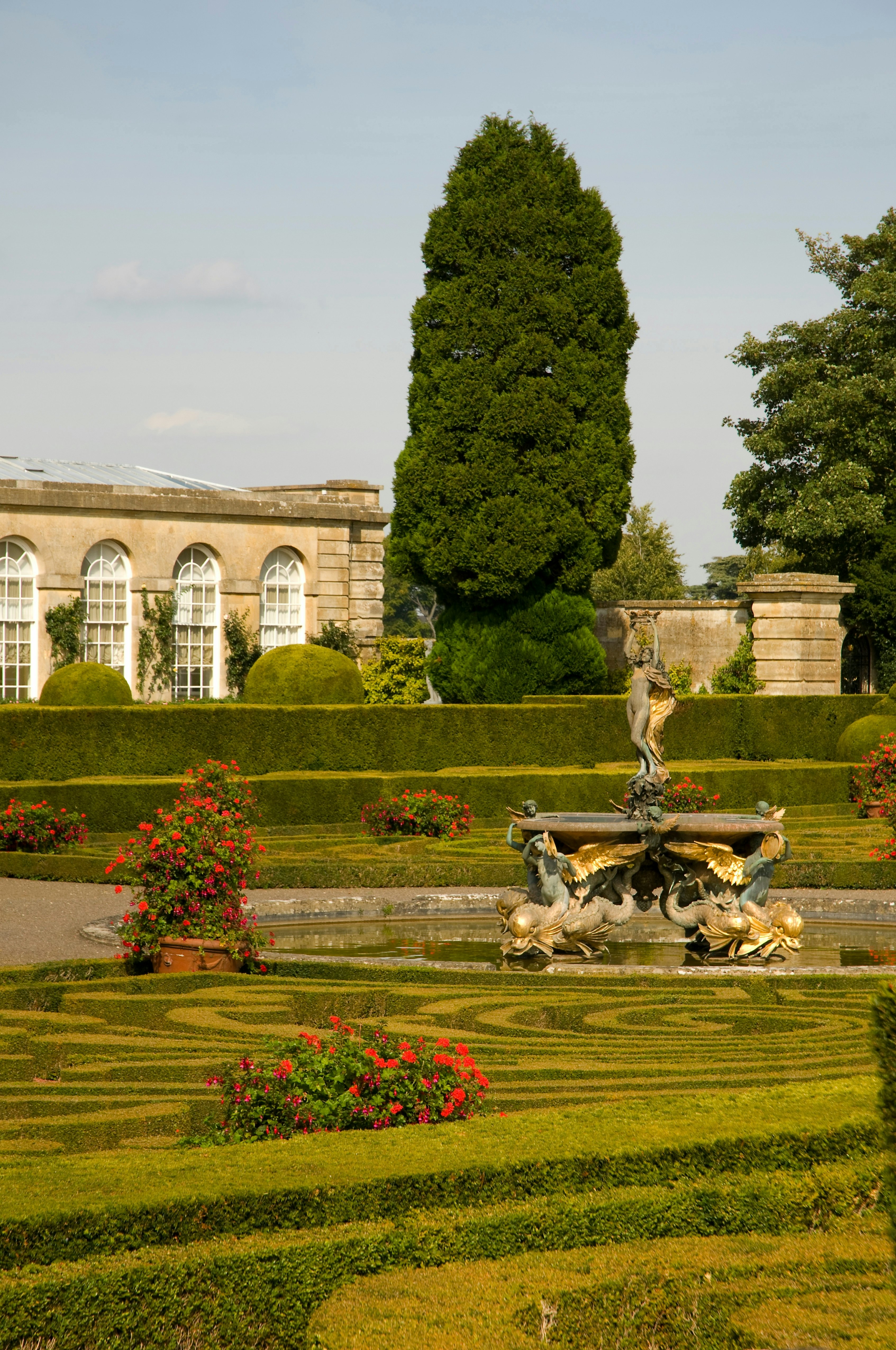 The Italian Garden at Blenheim Palace, Woodstock.