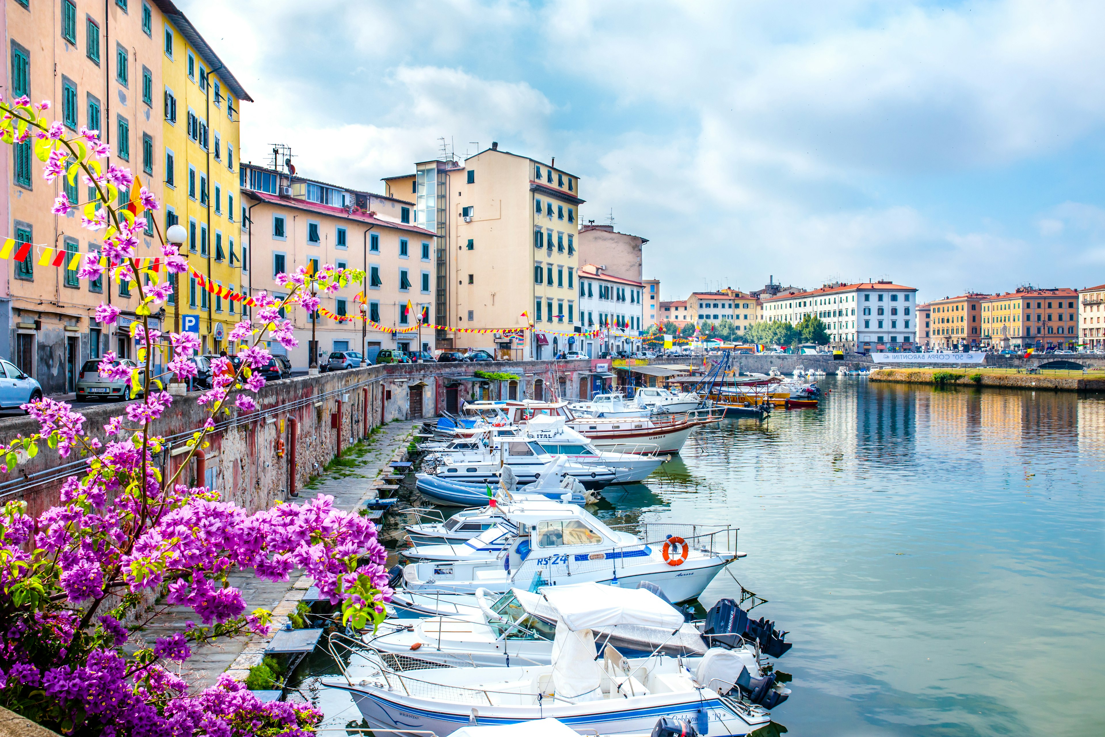 Livorno is a port city on the Ligurian Sea with one of the largest seaports in the Mediterranean Sea.,