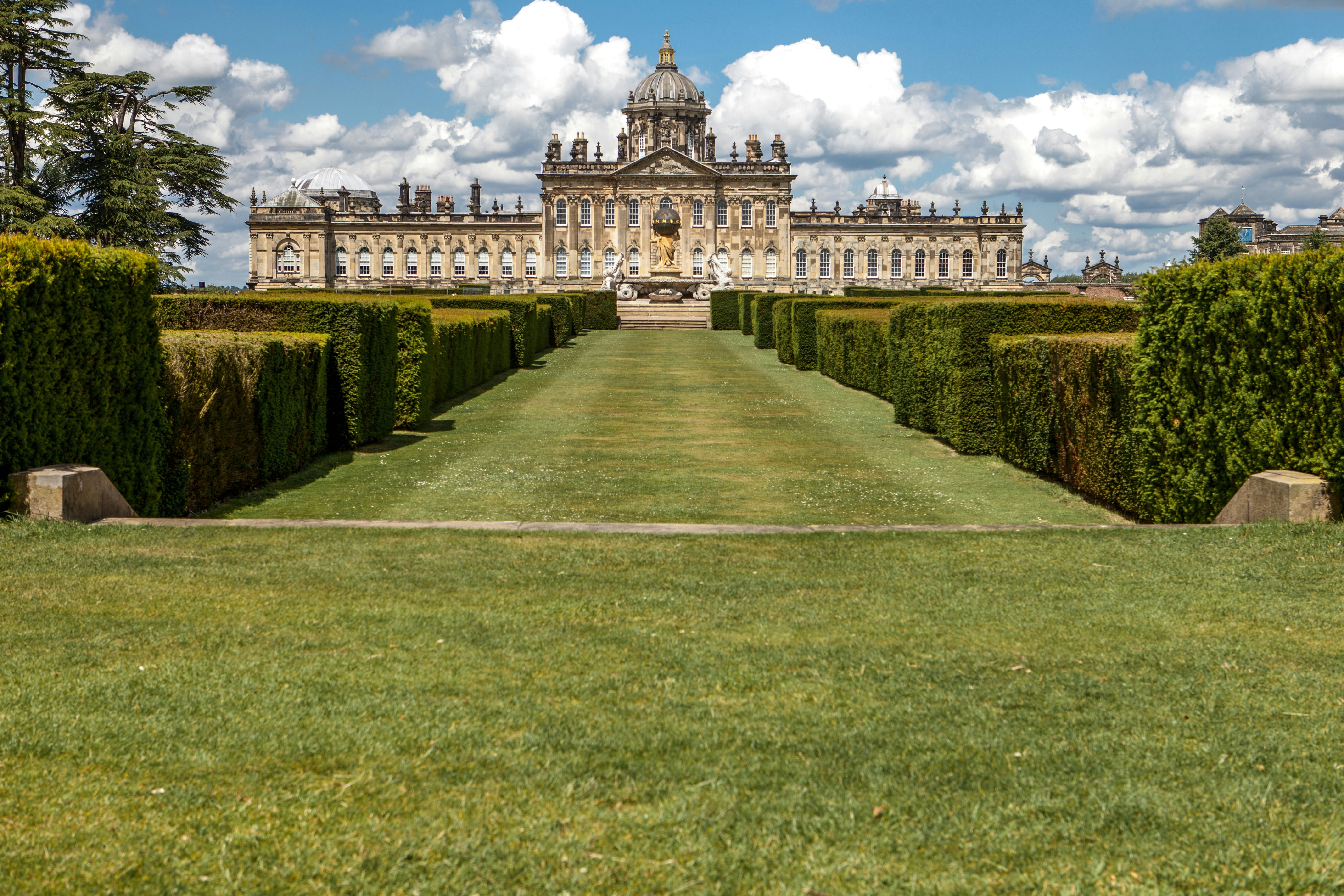 Castle Howard, English stately home near the city of York in North Yorkshire, UK.