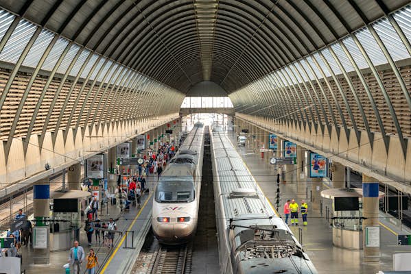 Taking the high-speed train from Madrid to Barcelona