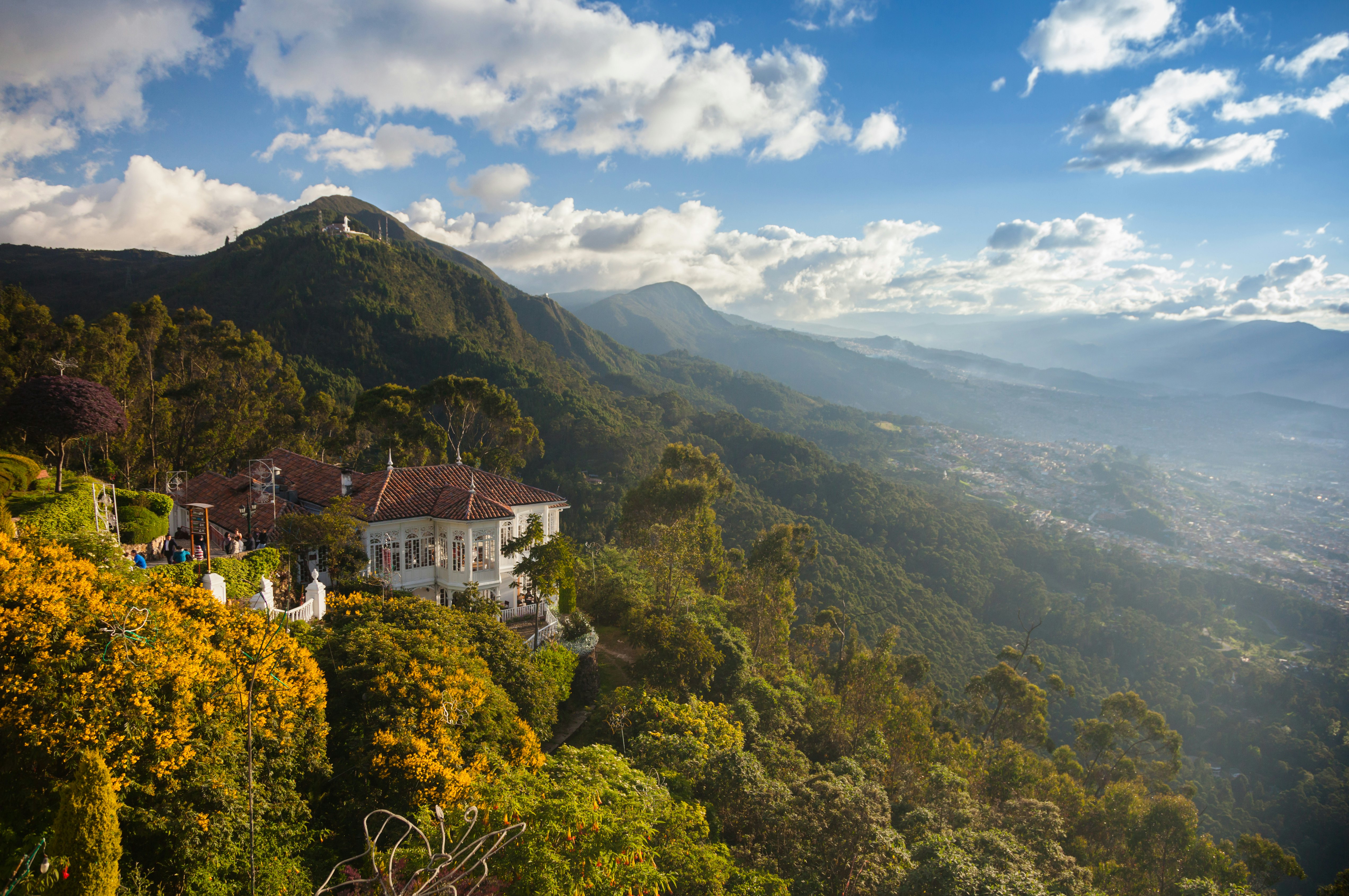 Panoramic view of Cerro de Monserrate