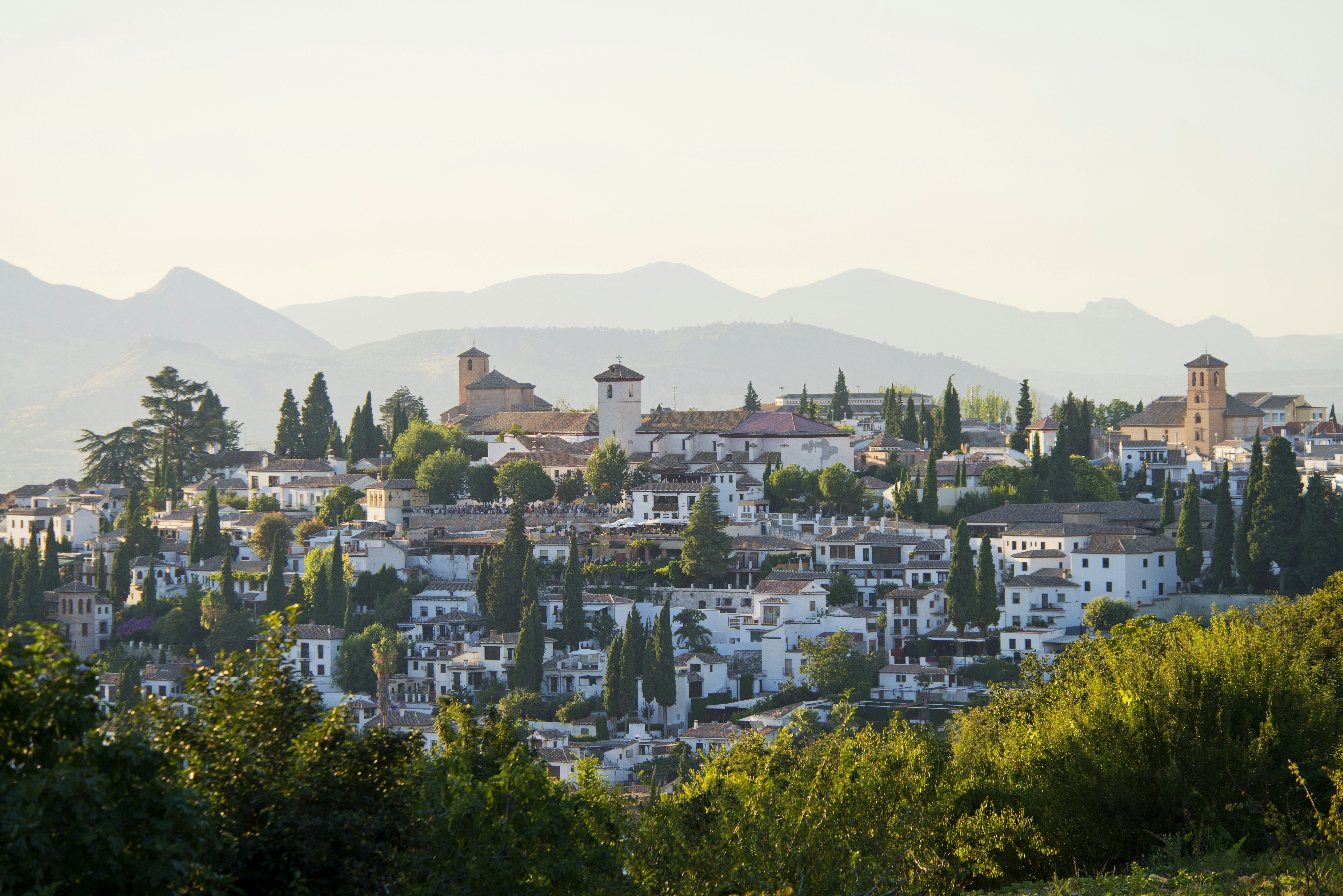 The Albaycin district in Granada, Spain