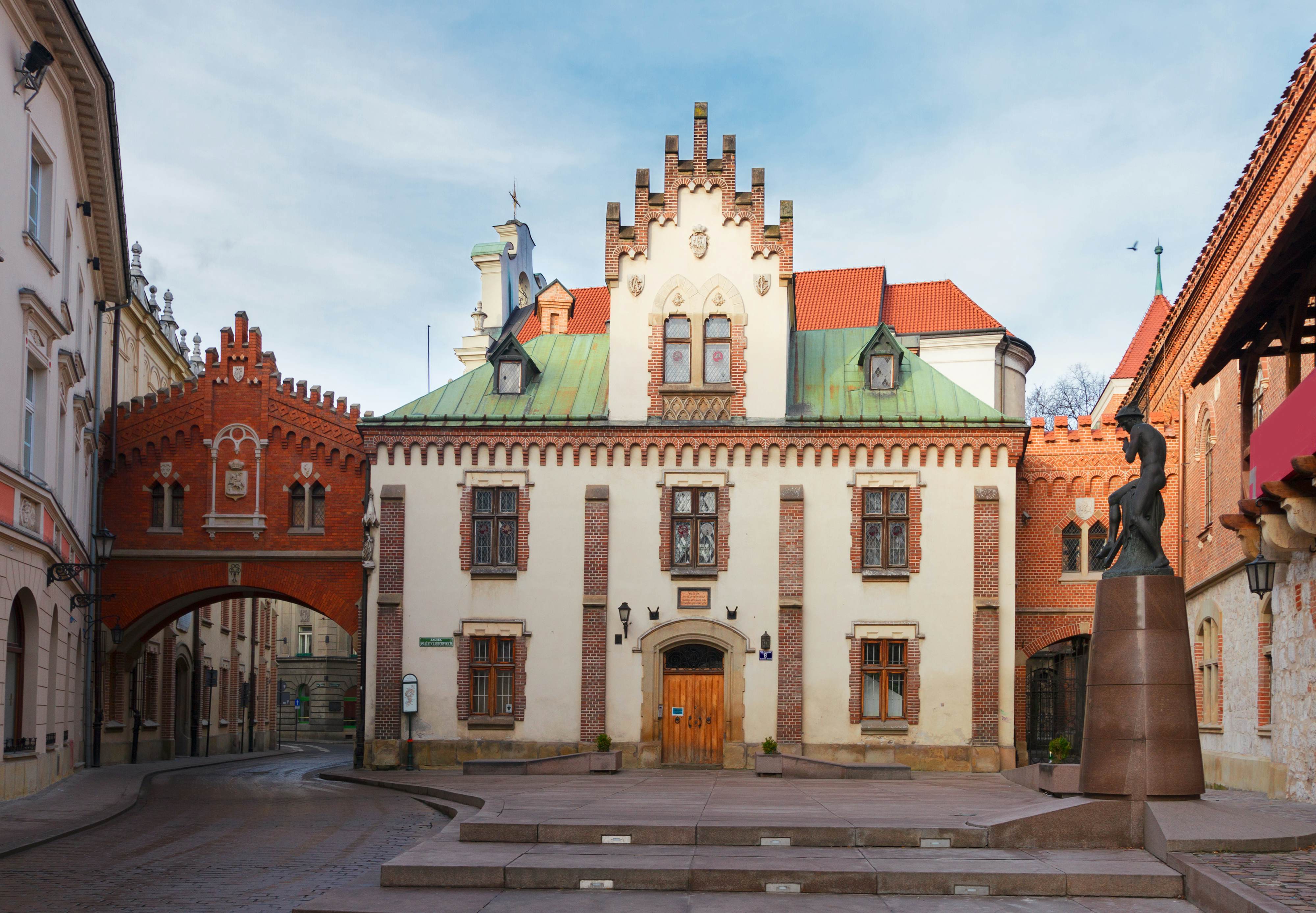 Czartoryski Museum and Library in old town of Krakow, Poland.