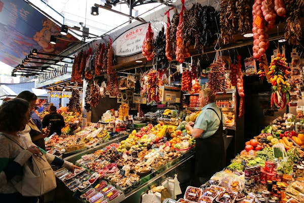 The Lonely Planet guide to Barcelona's Mercat de la Boqueira