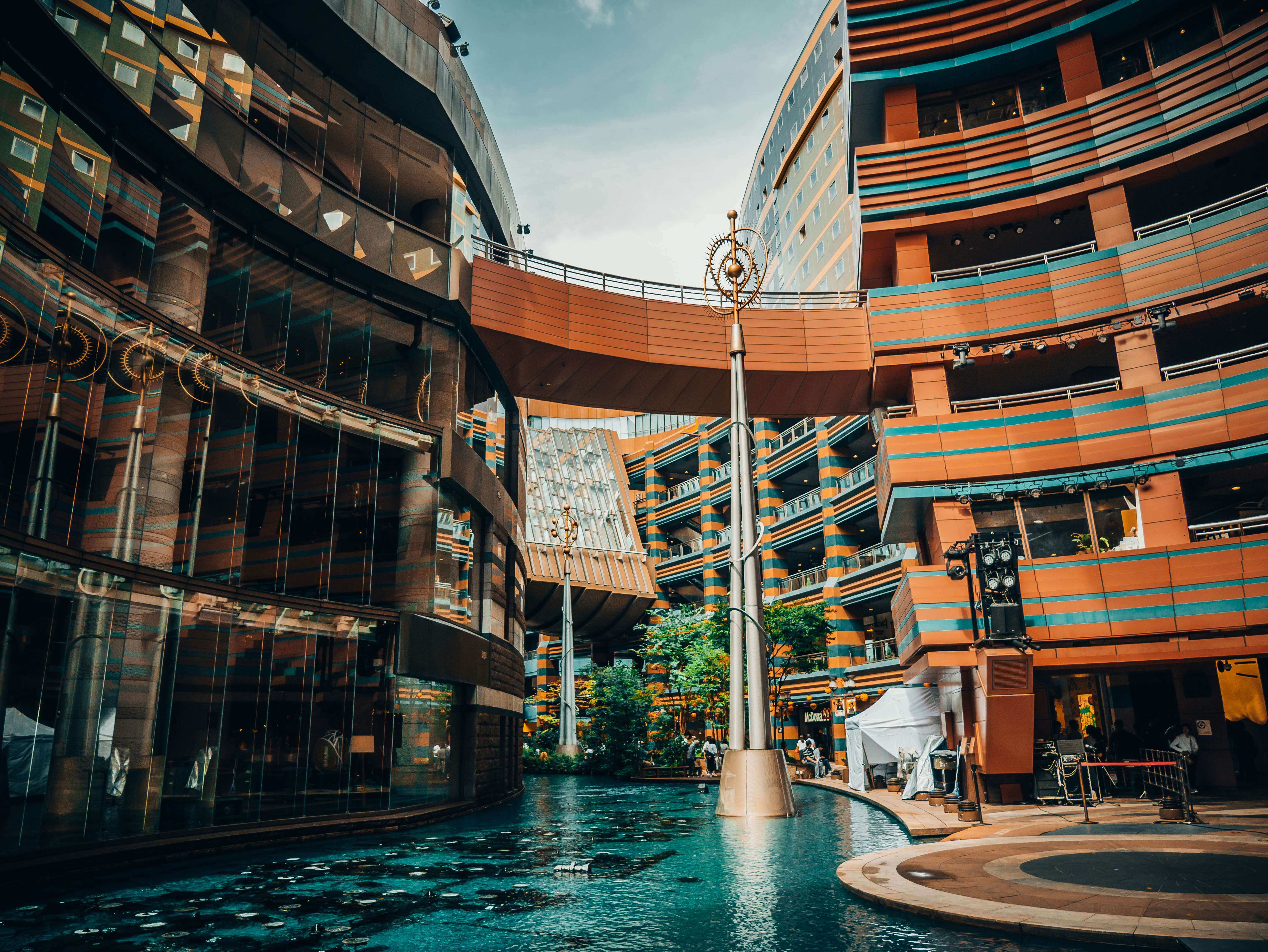 The Canal City Hakata is large shopping and entertainment complex in Fukuoka, Japan.