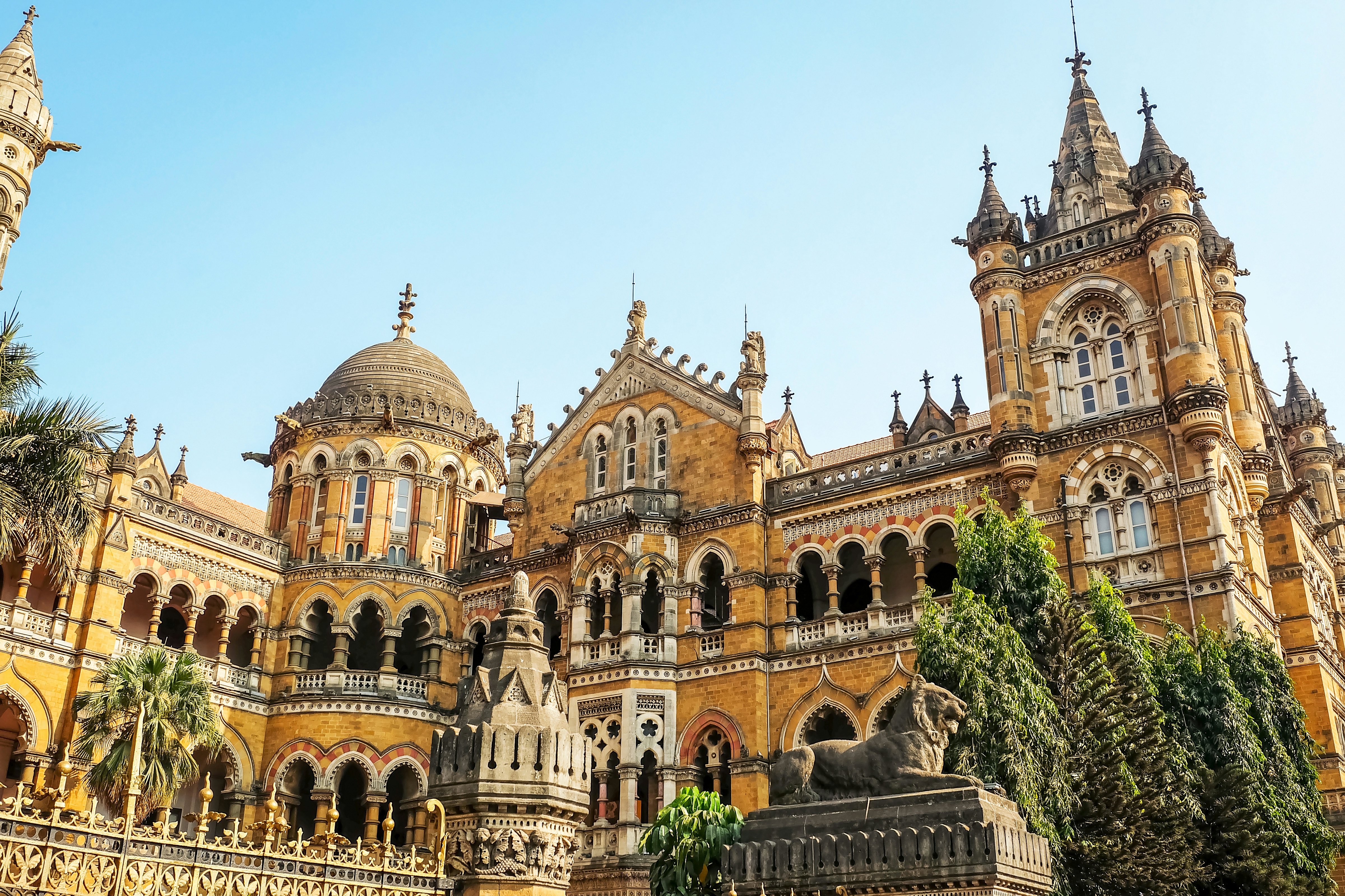 Chhatrapati Shivaji Maharaj Terminus Railway Station is a historic terminal train station also know by its former name Victoria Terminus and UNESCO World heritage Site in Mumbai, Maharashtra, India.