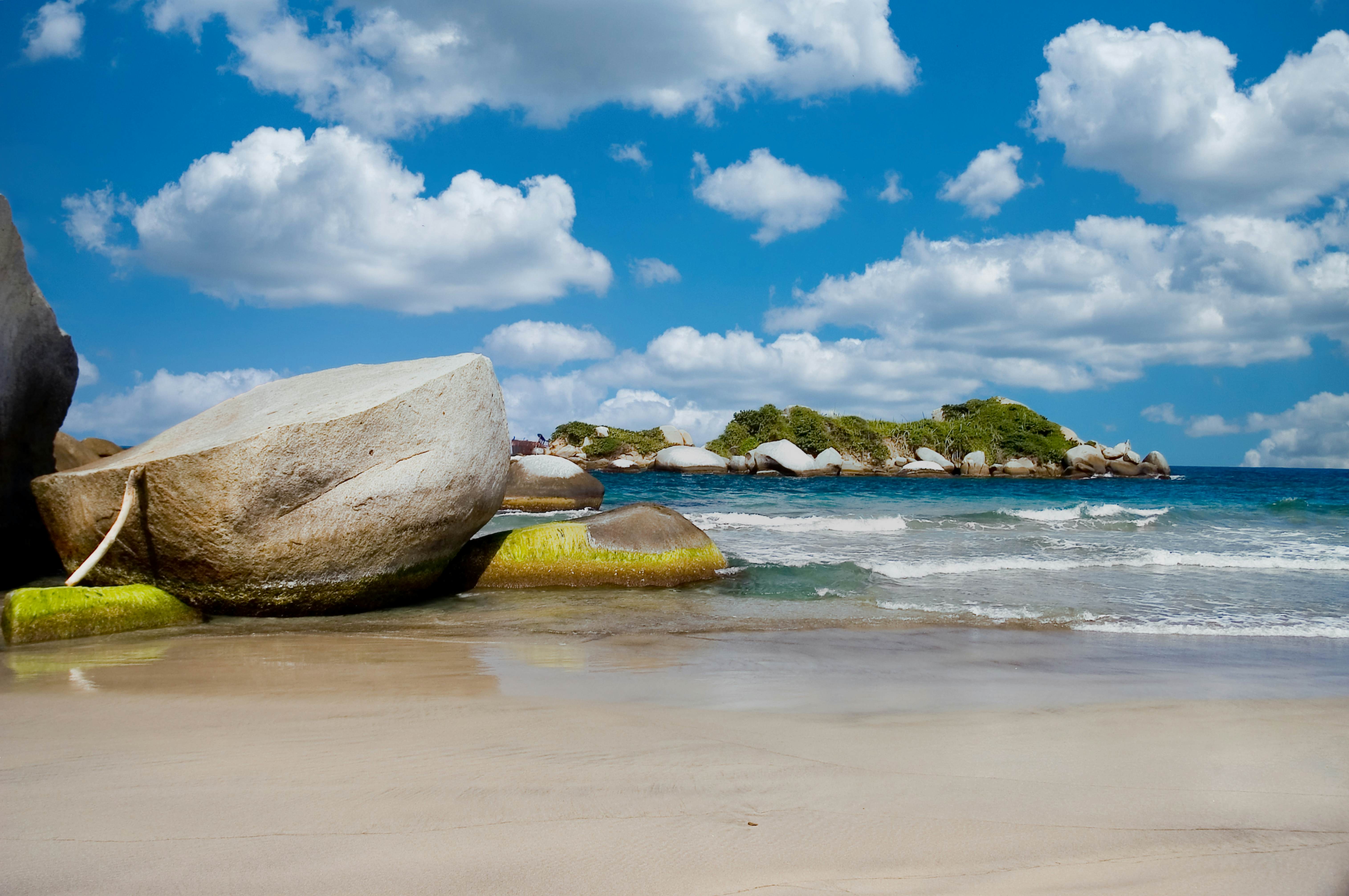 landscape of beaches Parque Nacional Natural Tayrona