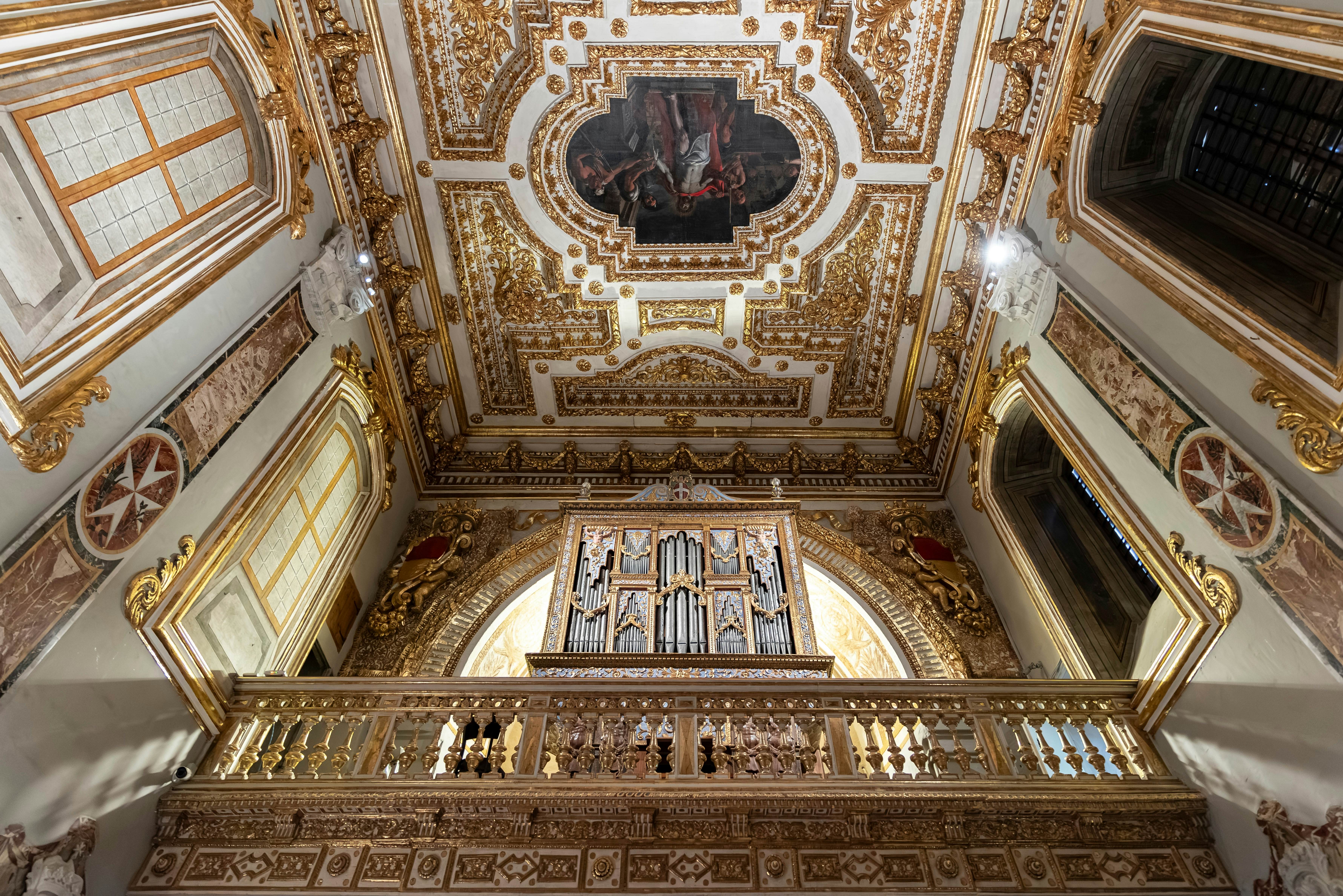 Interior of the St John's Co-Cathedral. Amazing religious museum at heart of the Malta Capital