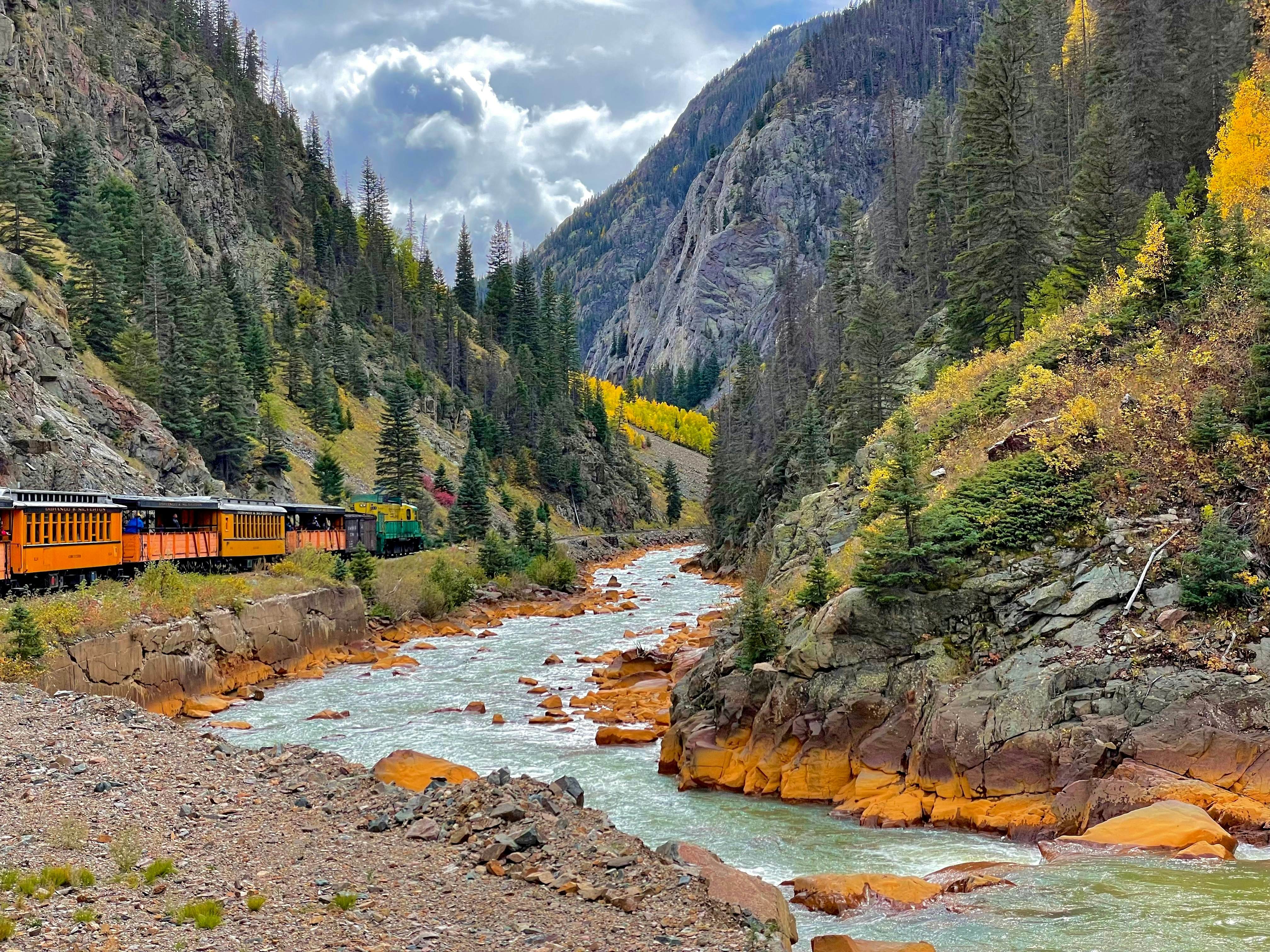 A train near Durango, CO