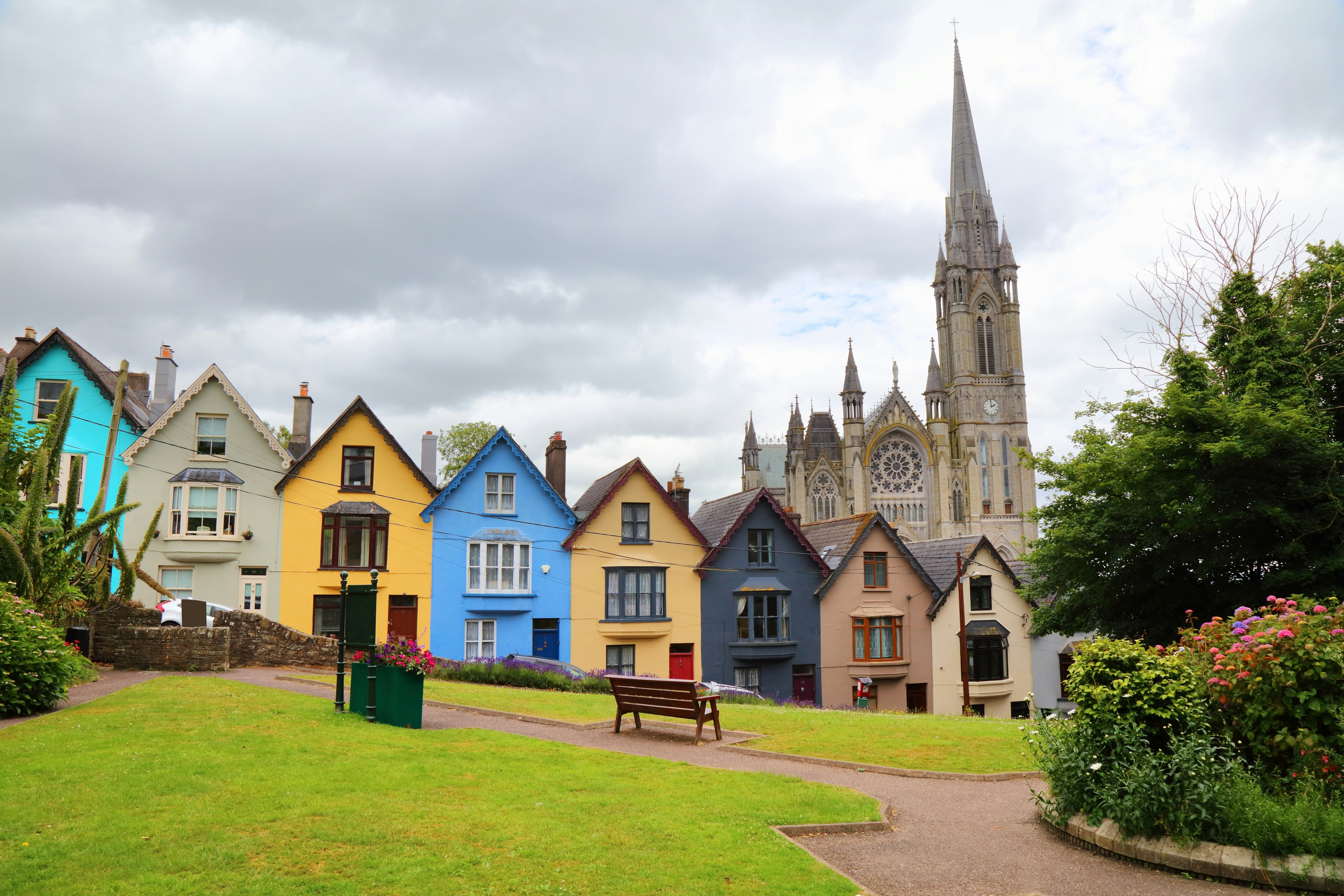 Colorful houses in county cork