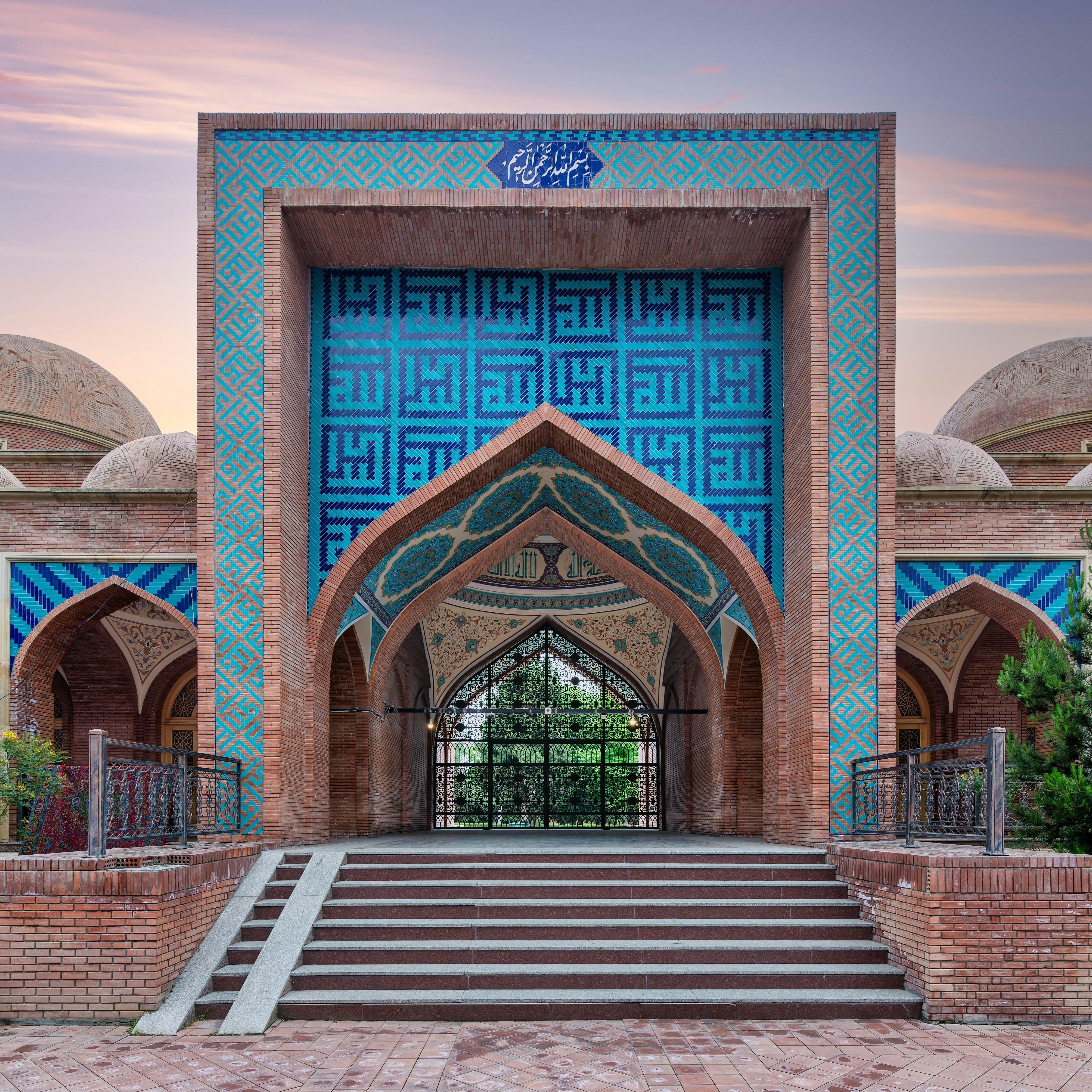 The stunning Imamzadeh Mausoleum in Ganja, Azerbaijan.