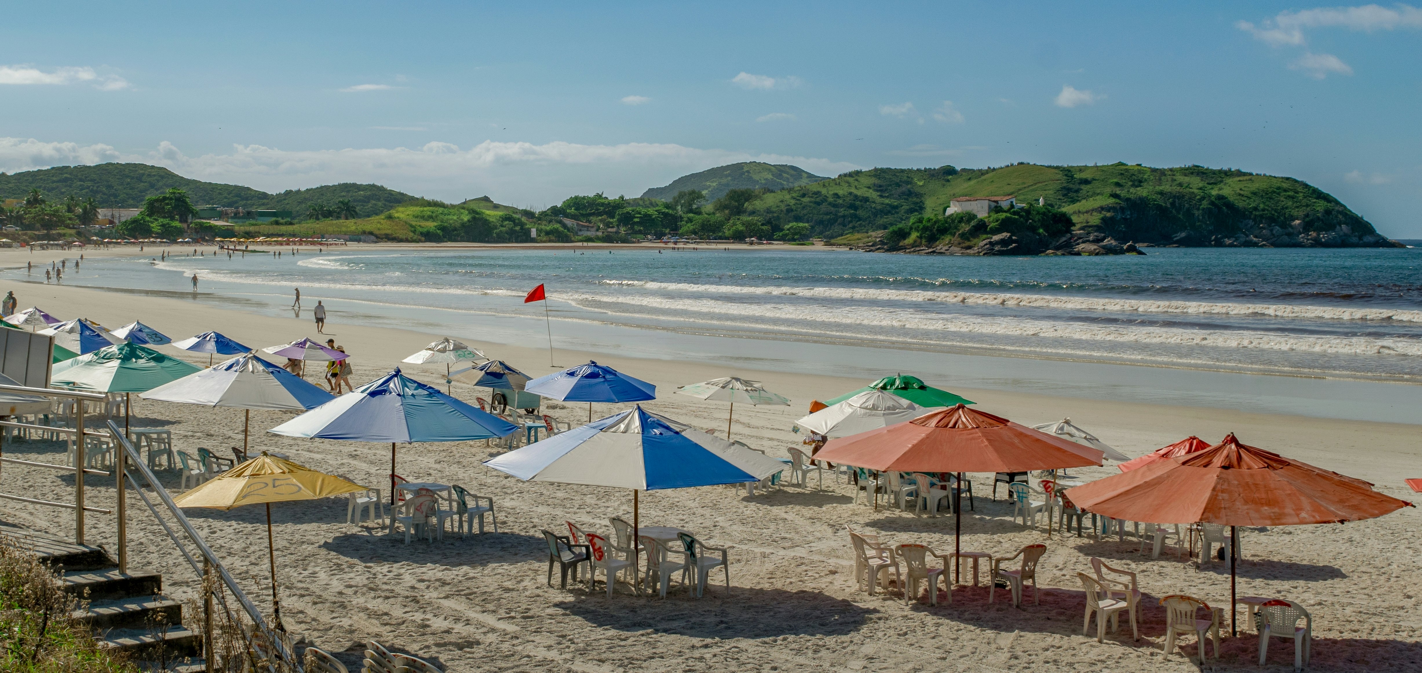 Photo of the Cabo Frio waterfront, Rio de Janeiro, with blue skies, lots of tents,, License Type: media, Download Time: 2025-02-12T16:51:21.000Z, User: rhylton_redventures, Editorial: false, purchase_order: 65030 - Newsletter, job: Lonely Planet WIP, client: Lonely Planet WIP, other: Rhianydd Hylton