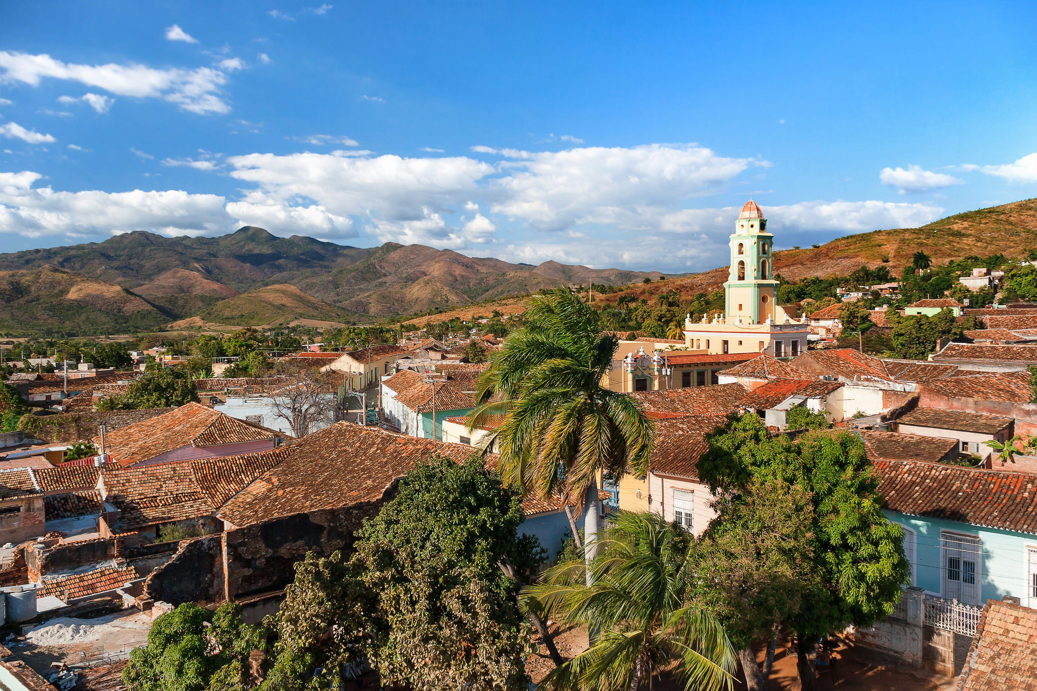 Colonial town cityscape of Trinidad, Cuba.