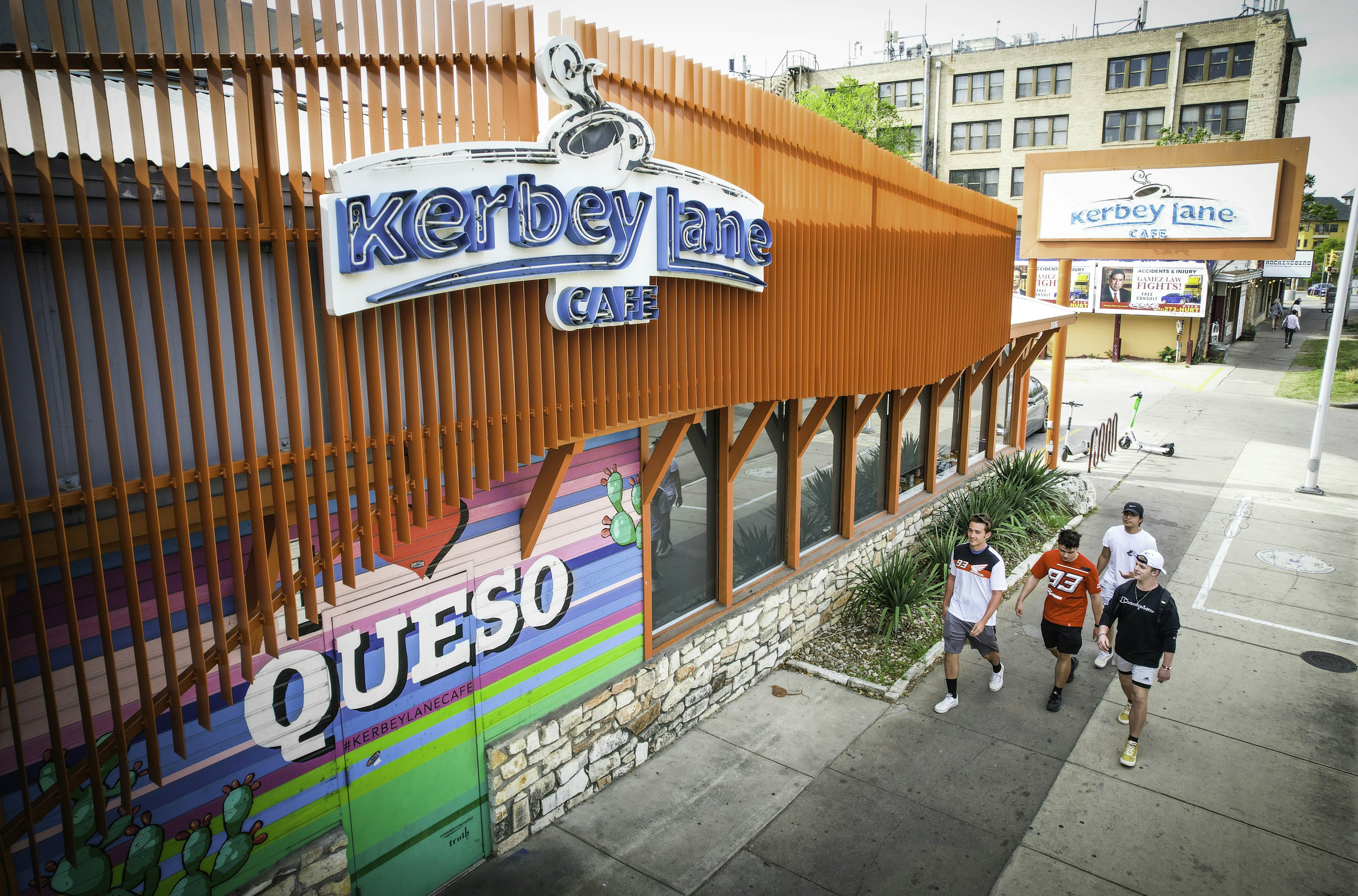 Exterior of Kerbey Lane Guadalupe Location