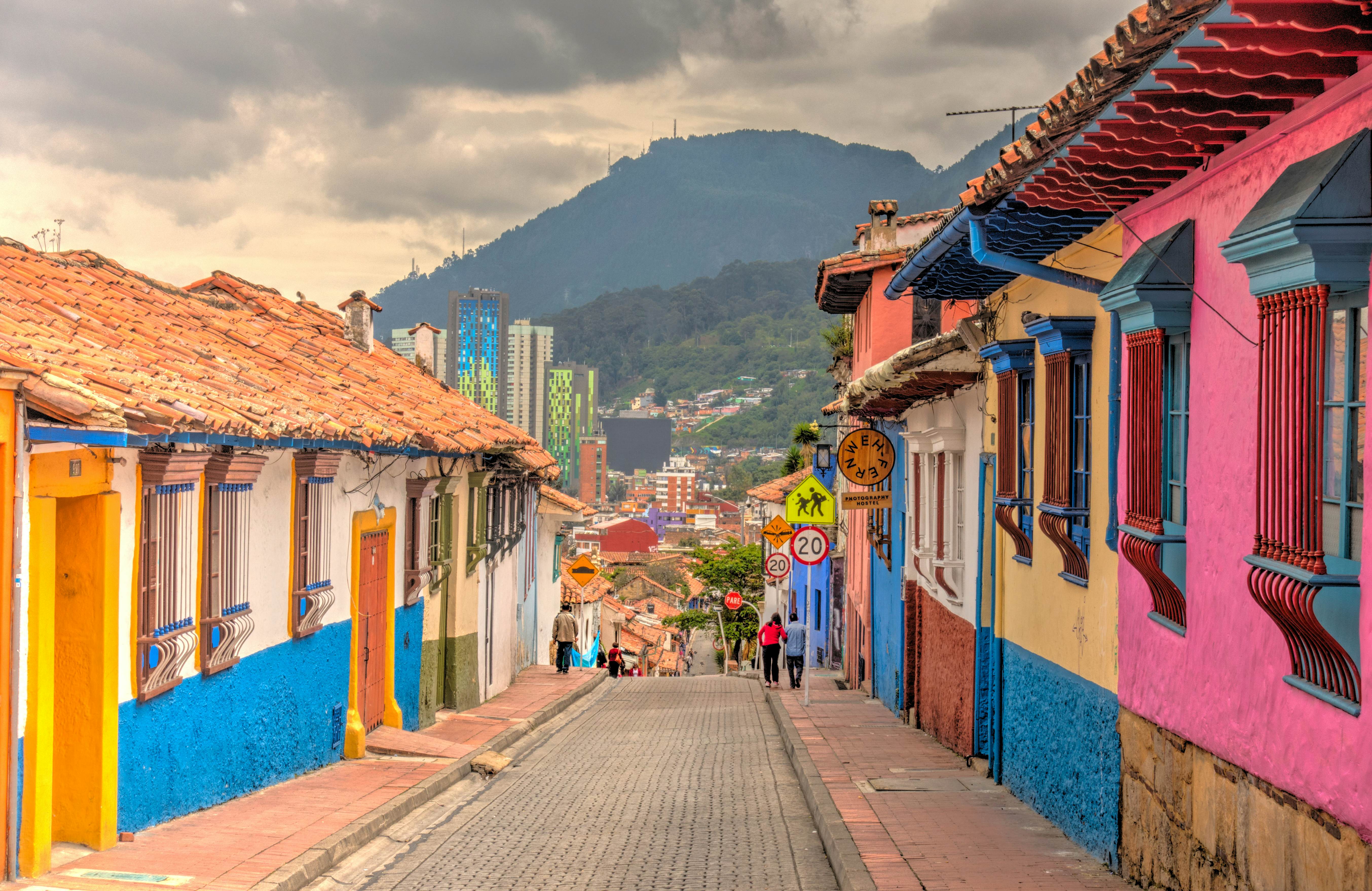 Bogota, Colombia  colorful streets