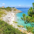 Cies Islands in the Ria de Vigo. Galicia,Spain  License Type: media  Download Time: 2021-02-23T14:35:05.000Z  User: aniabartoszek  Is Editorial: No  purchase_order: