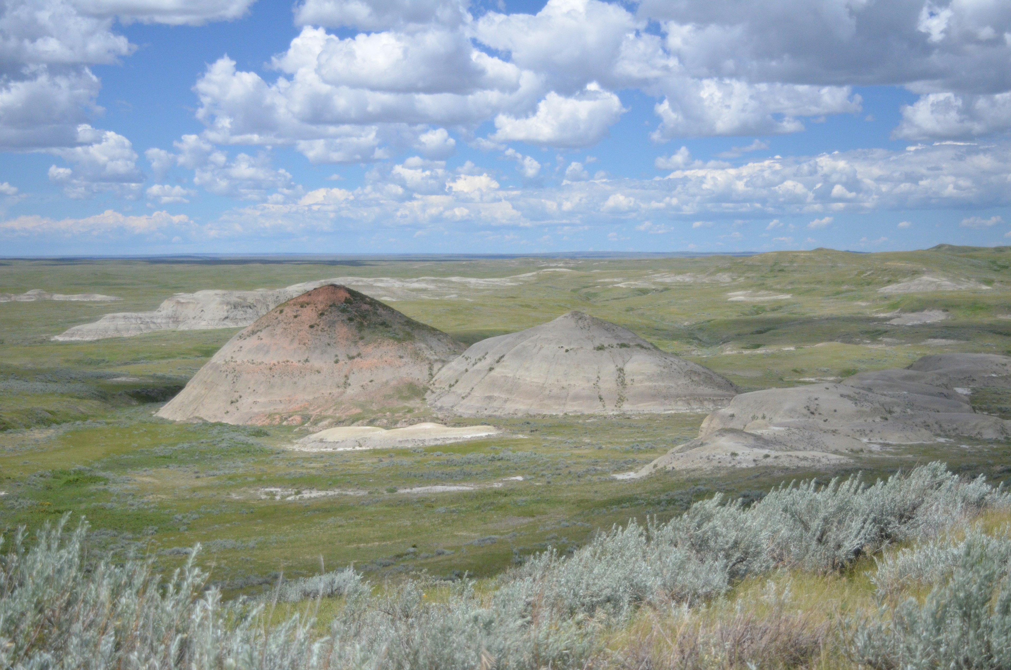 Views of Grasslands National Park Saskatchewan.