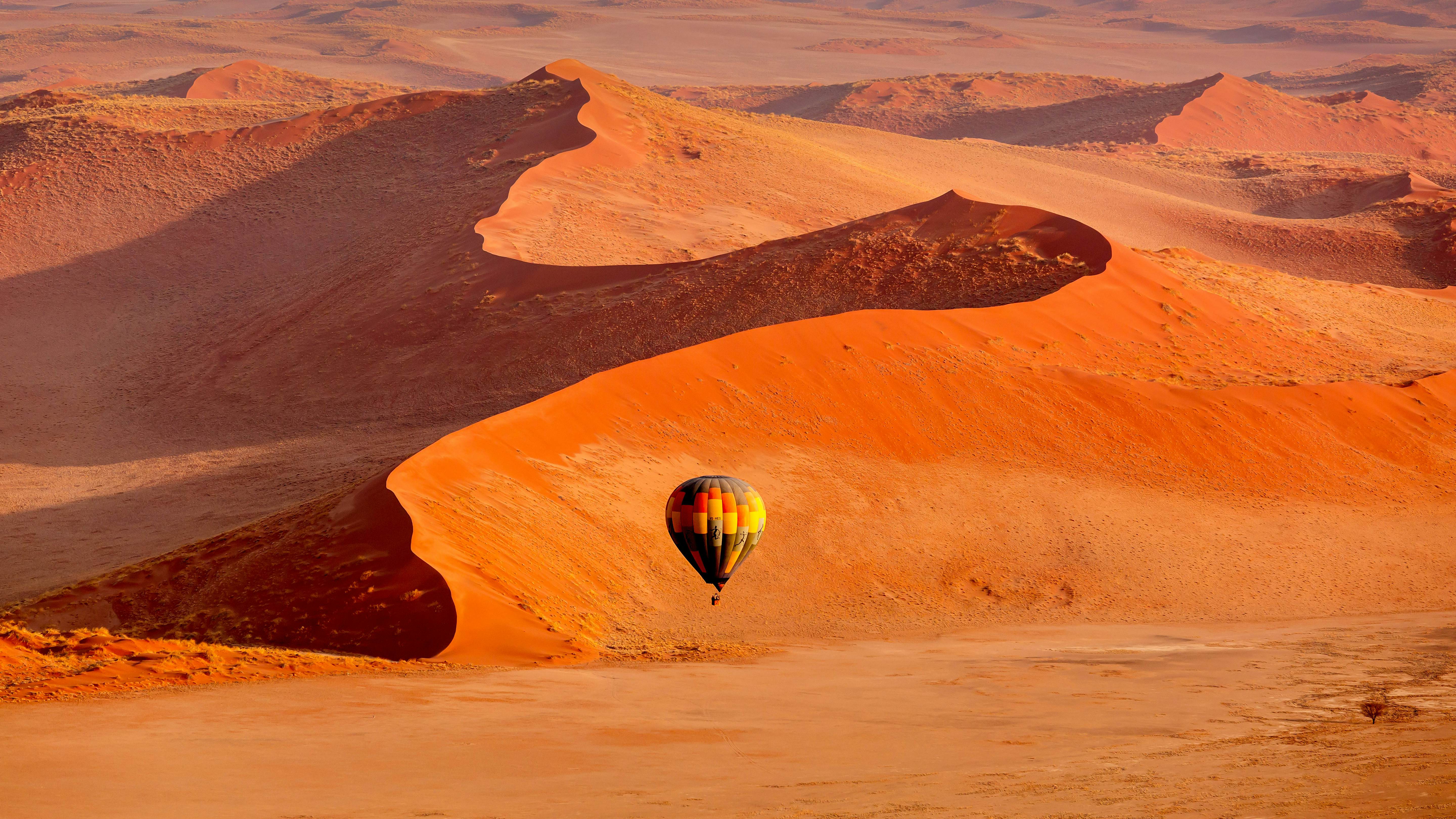 In Flight by Hot Air Balloon Sossusvlei