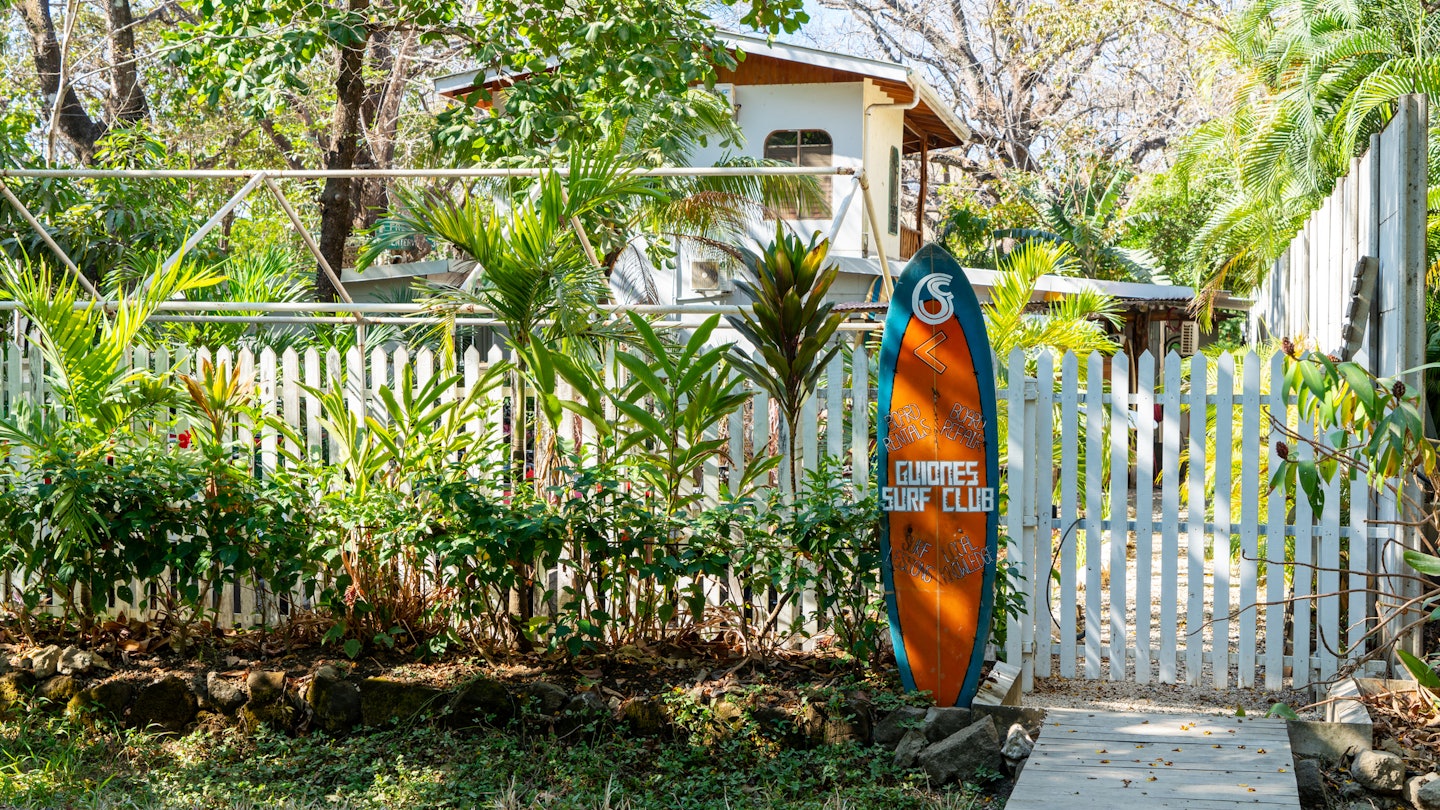 Guiones Surf Club is located on the main road in Playa Guiones Nosara Guanacaste Costa Rica.  It is among the many places to stay and surf.
1126464427
Guiones Surf Club is located on the main road in Playa Guiones Nosara Guanacaste Costa Rica. It is among the many places to stay and surf.