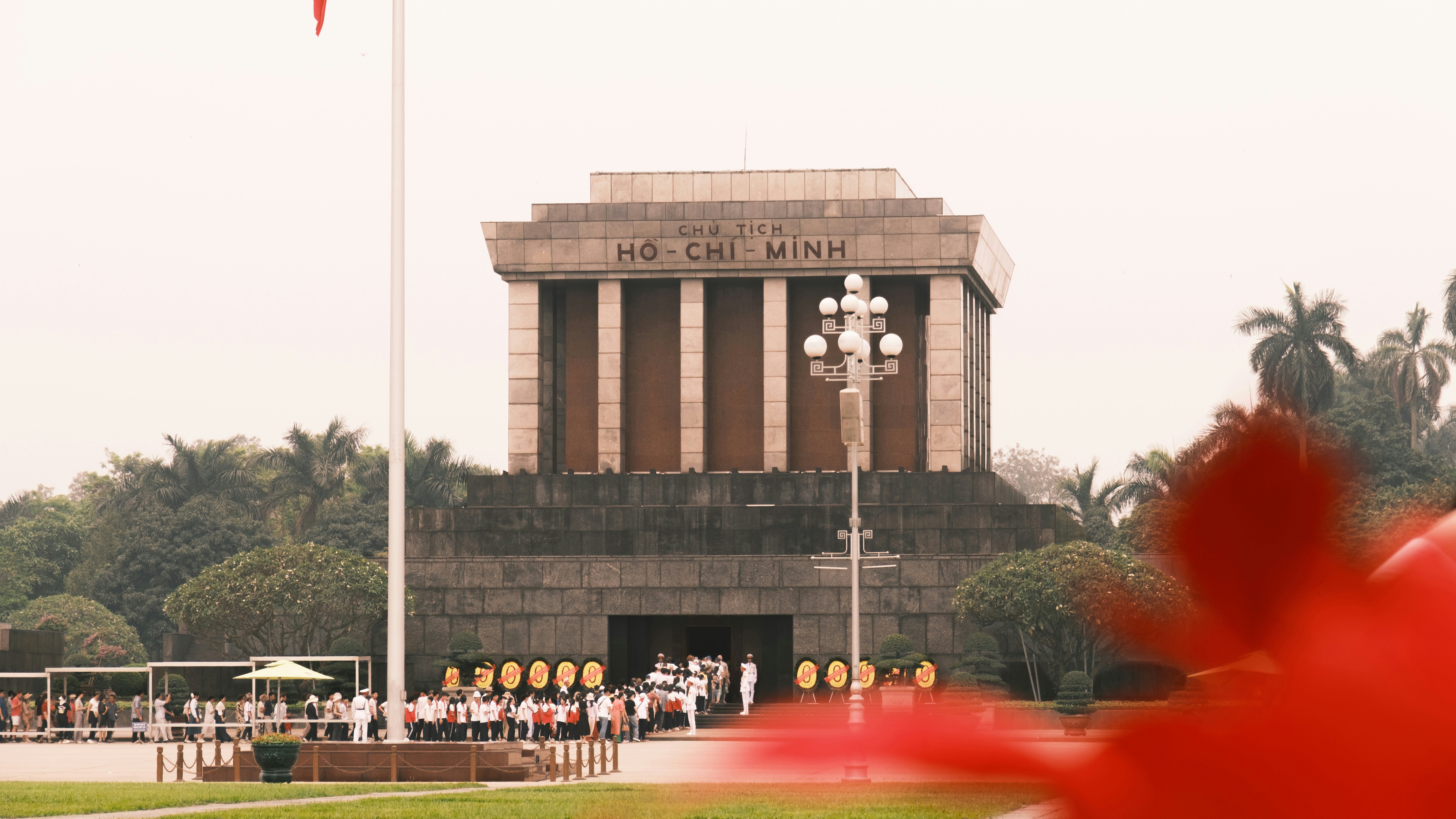 HANOI, VIETNAM — April 19, 2025
Ho Chi Minh Mausoleum & Ba Dinh Square, 
Hanoi
cropped