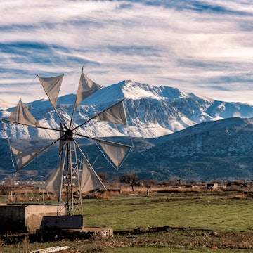 The windmills of Lasithi Plateau in Crete, Greece License Type: media Download Time: 2022-07-07T11:44:06.000Z User: clairenaylor Is Editorial: No purchase_order: