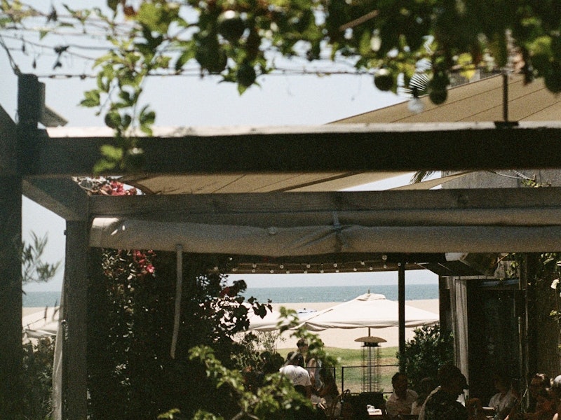 Outdoor patio at Fig Tree