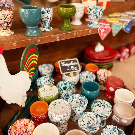 Pottery at Le Tetras in Annecy, France