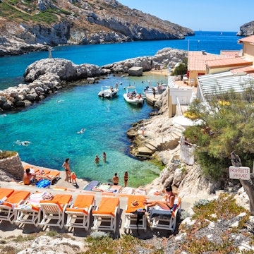 Marseille, France - 7th August 2017 : Great capture of Cap Croisette Bay near Marseille during a summer afternoon License Type: media Download Time: 2022-05-14T15:14:38.000Z User: mvstanton53 Is Editorial: Yes purchase_order: