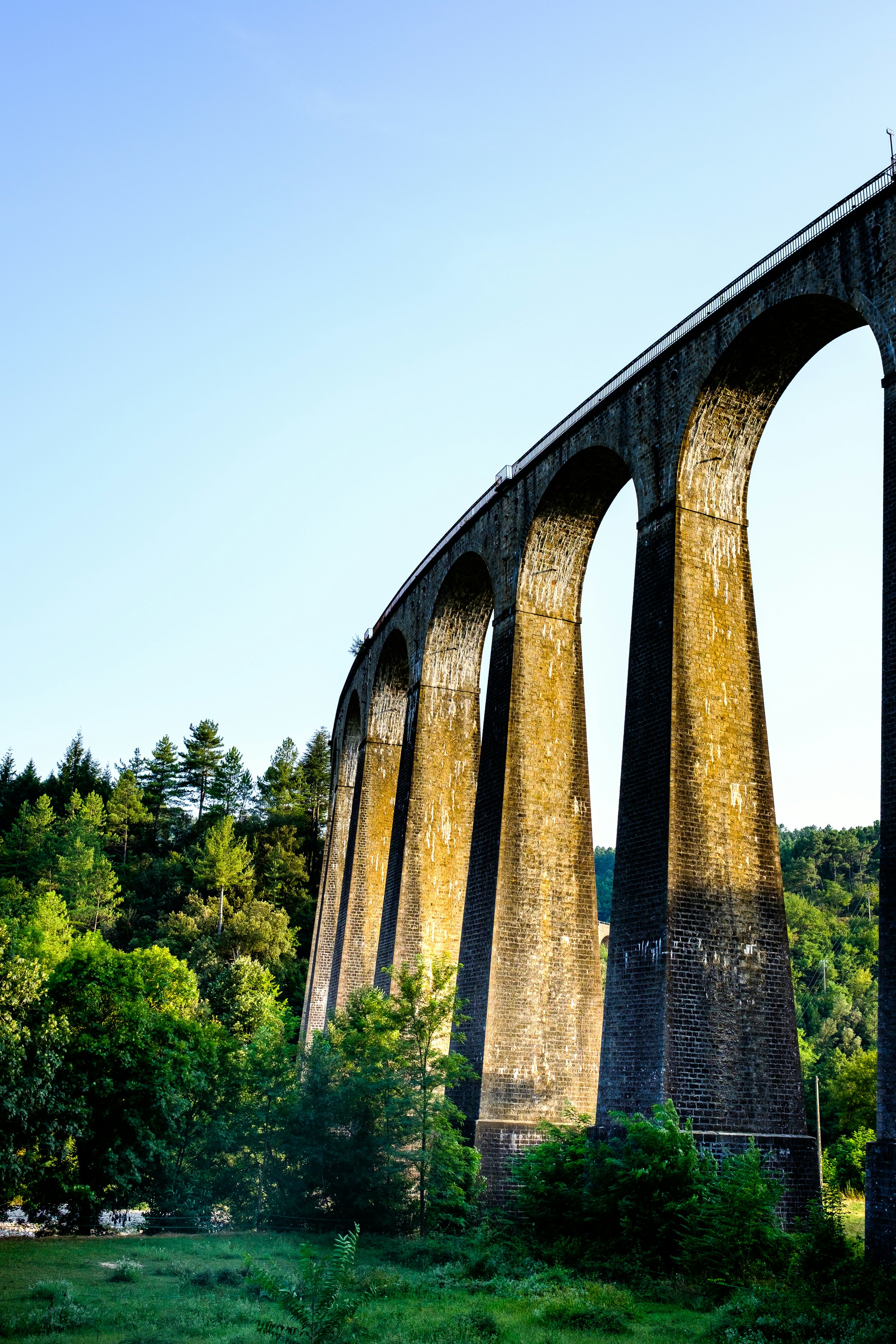 Chamborigaud viaduct in the Cévennes, France