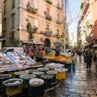 Naples, Italy - December 4, 2022: famous market at Pignasecca district in the heart of the city of Naples historic center, License Type: media, Download Time: 2025-05-15T19:53:24.000Z, User: bhealy950, Editorial: true, purchase_order: 65050 - Digital Destinations and Articles, job: Lonely Planet Online Editorial, client: Free things in Naples, other: Brian Healy