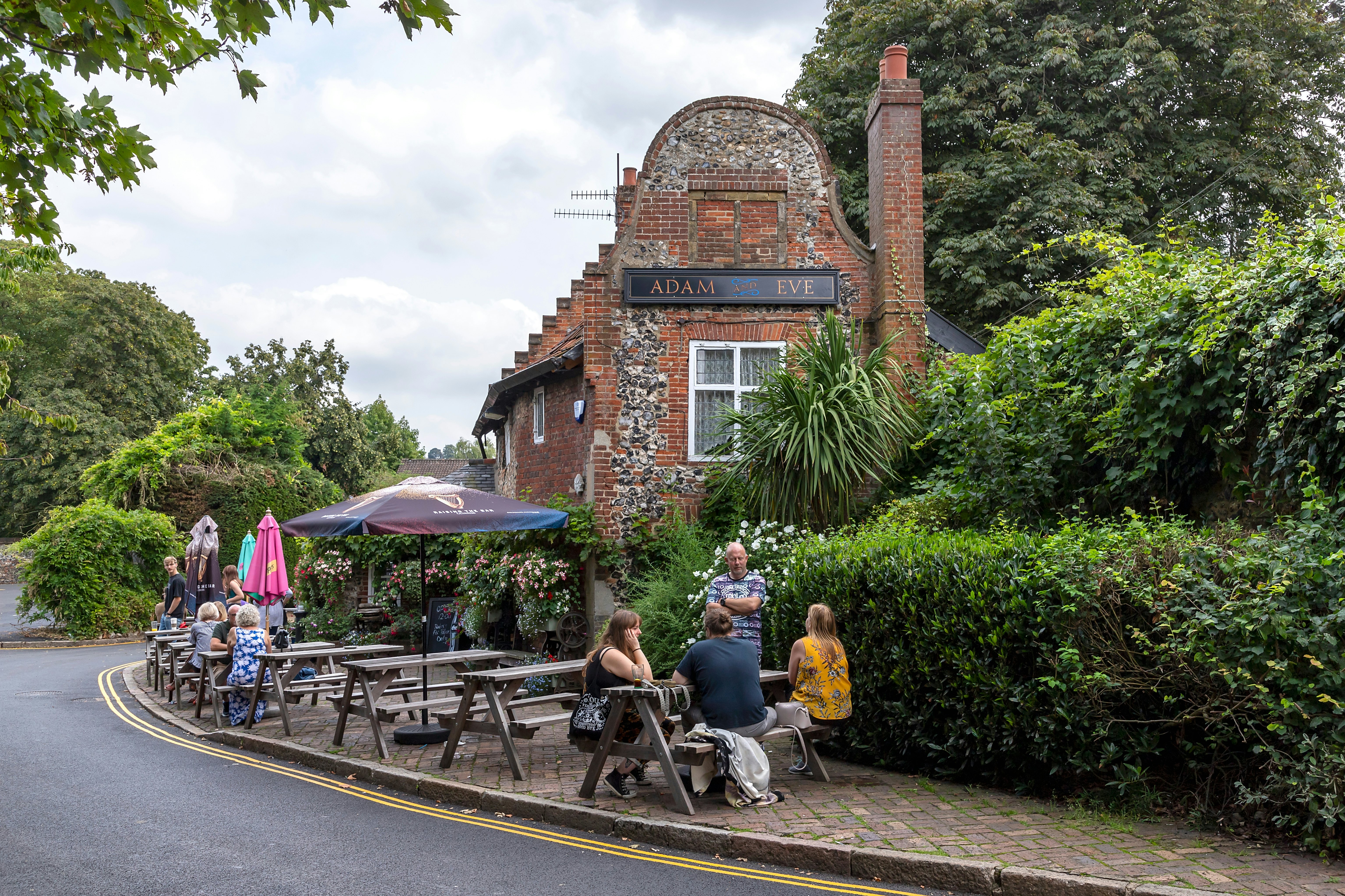 The Adam & Eve pub in Norwich dating back to the 13th century, in Norwich, England.