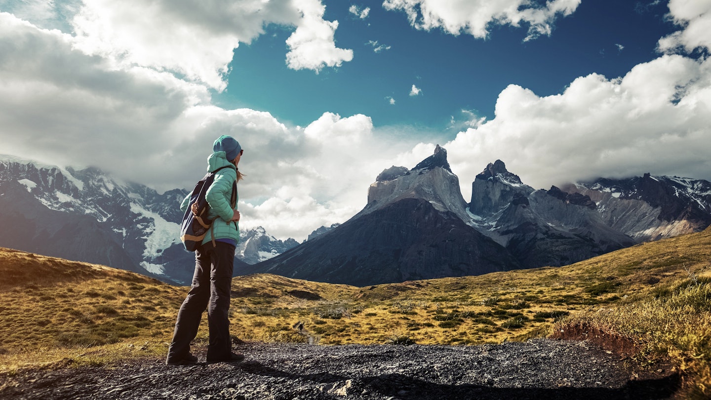 A female hiker on a trail at Torres del Paine National Park.
1034336518
RFC, Shutterstock, achievement, adventure, alone, backpack, backpacker, chile, cloud, day, female, ground, high, hike, hiker, hiking, hill, hillside, lady, landscape, leisure, mountain, national, one, park, patagonia, peak, rock, rocky, sky, snow, stand, standing, stone, success, sunny, terrain, tourism, tourist, trail, travel, trekking, valley, view, woman, torres del paine, view point, Adult, Adventure, Backpack, Backpacking, Bag, Cloud, Gravel, Hiking, Male, Man, Nature, Outdoors, Person, Photography, Road, Scenery, Shoe, Sky
A female hiker on a trail at Torres del Paine National Park.