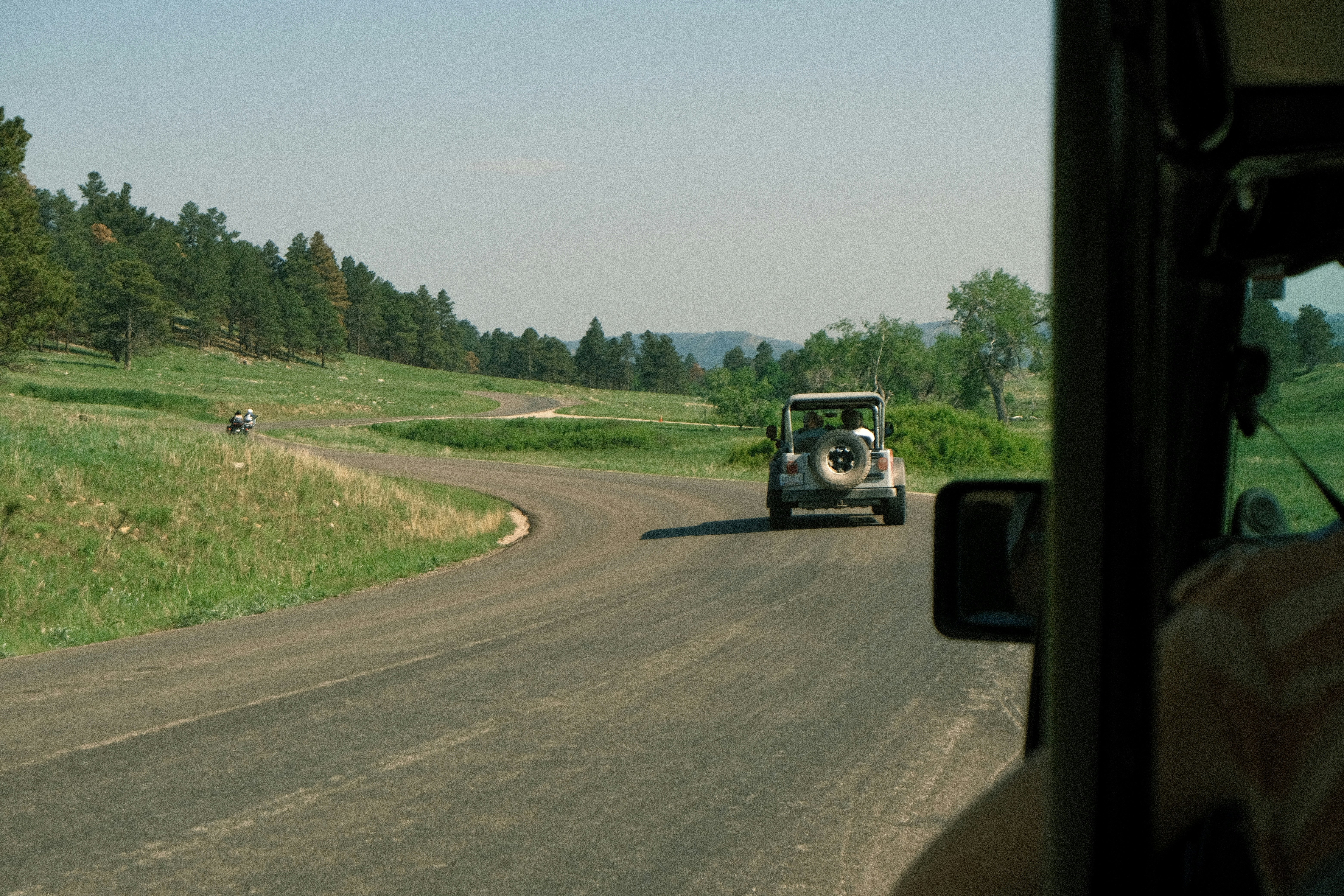 Jeep safari in Custer State Park, South Dakota