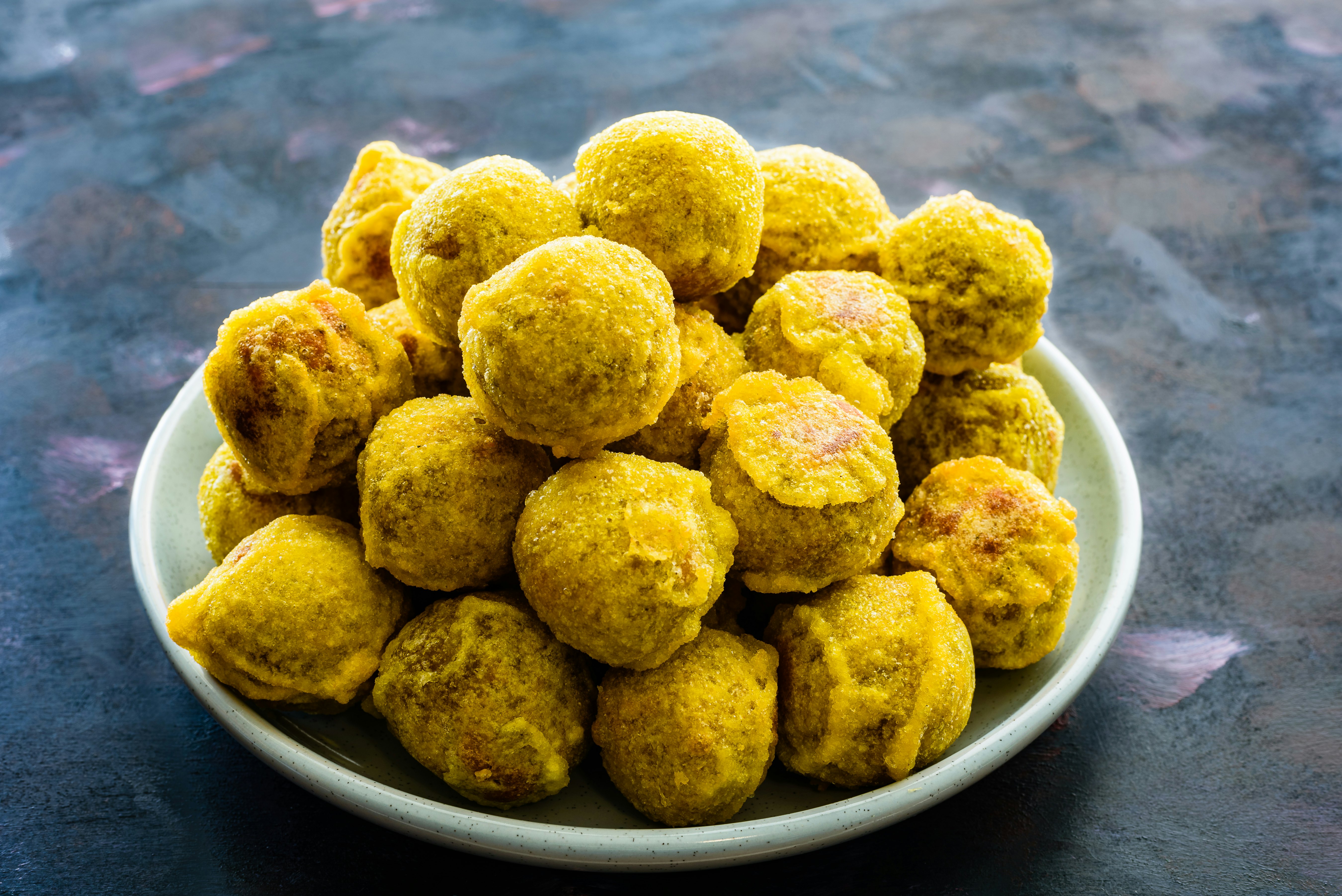 Payatham paniyaram, a sweet vegan snack