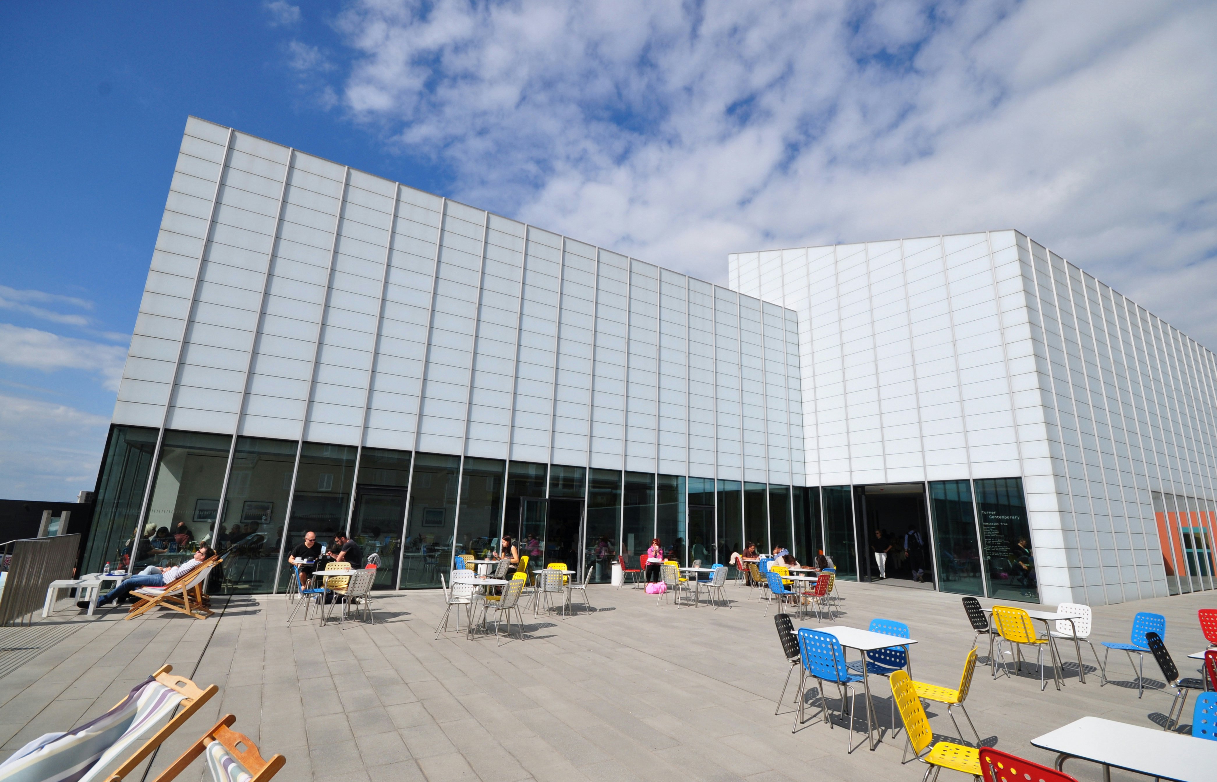The Turner Contemporary art gallery in Margate, Kent, England.