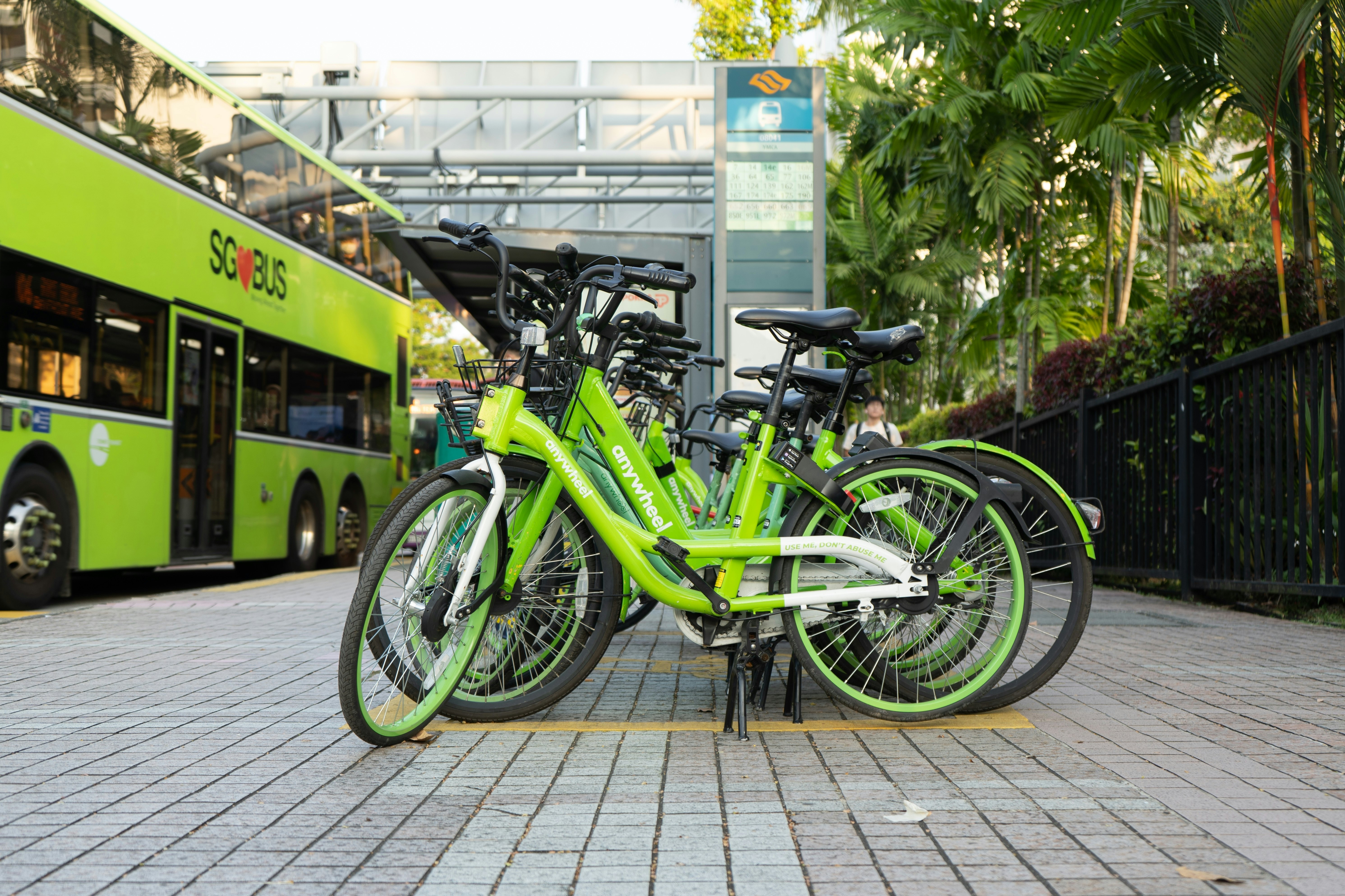 Bicycles in Singapore's Anywheel service