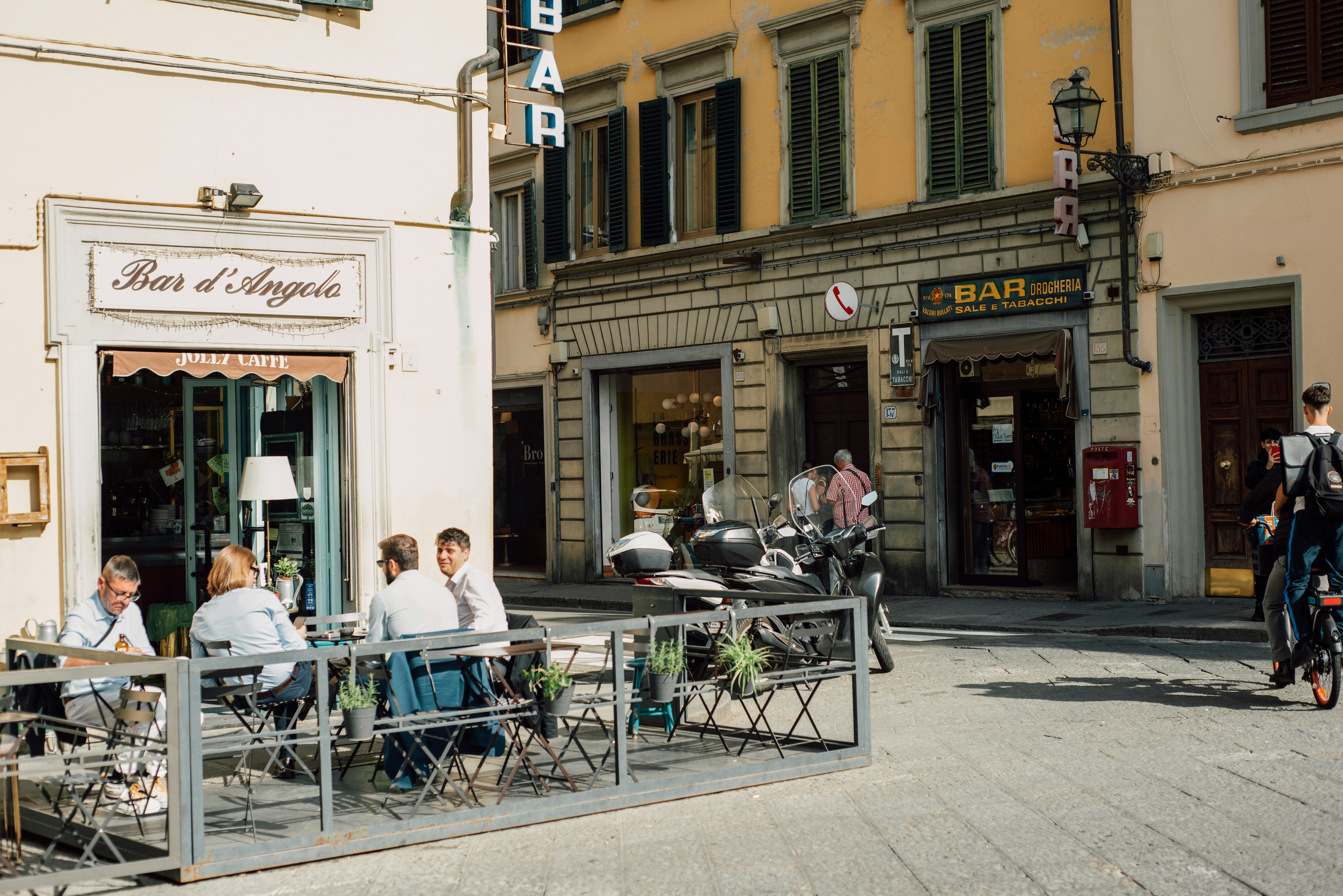 A restaurant in Florence, Italy