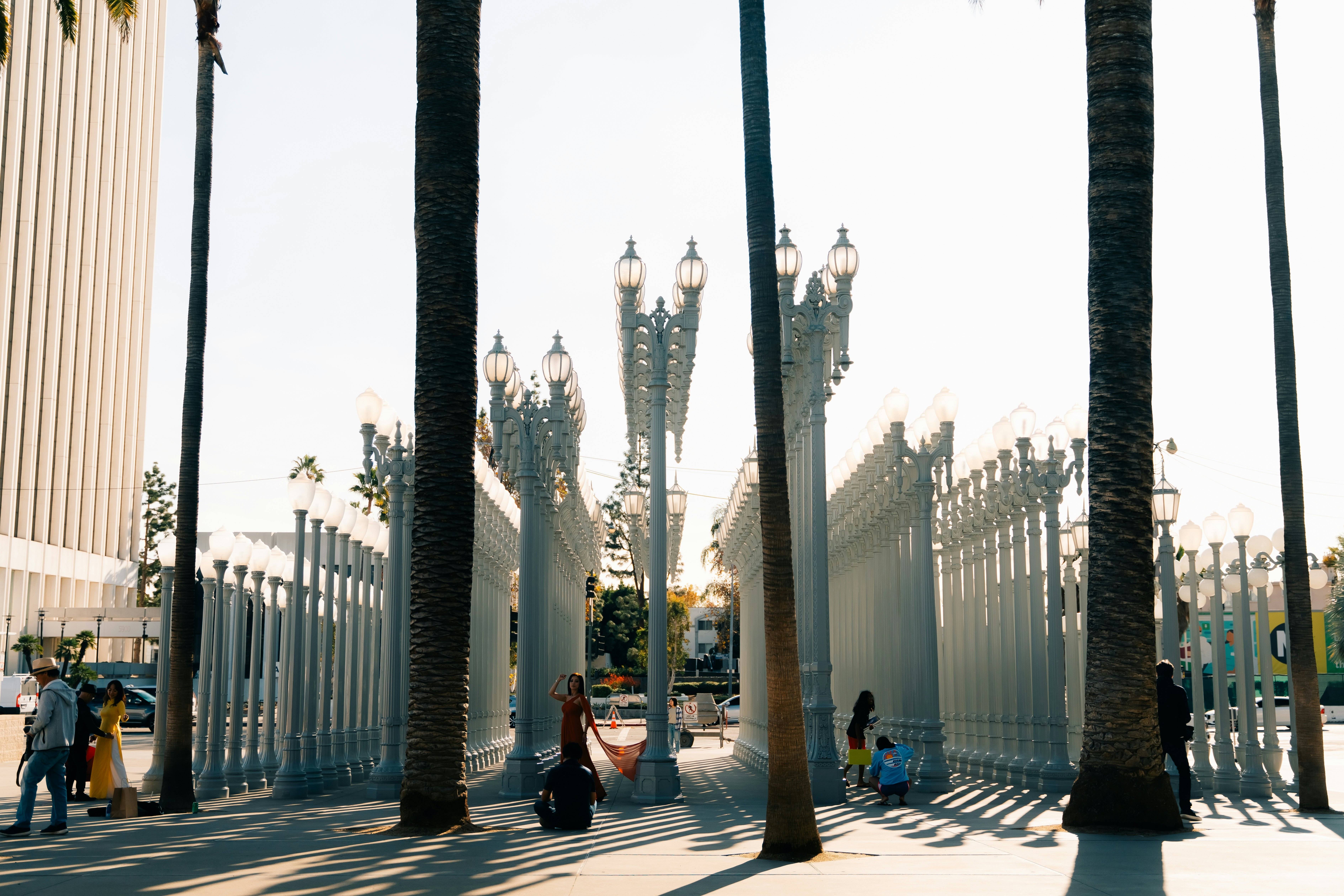 Urban Light, a large-scale assemblage at the Los Angeles County Museum
