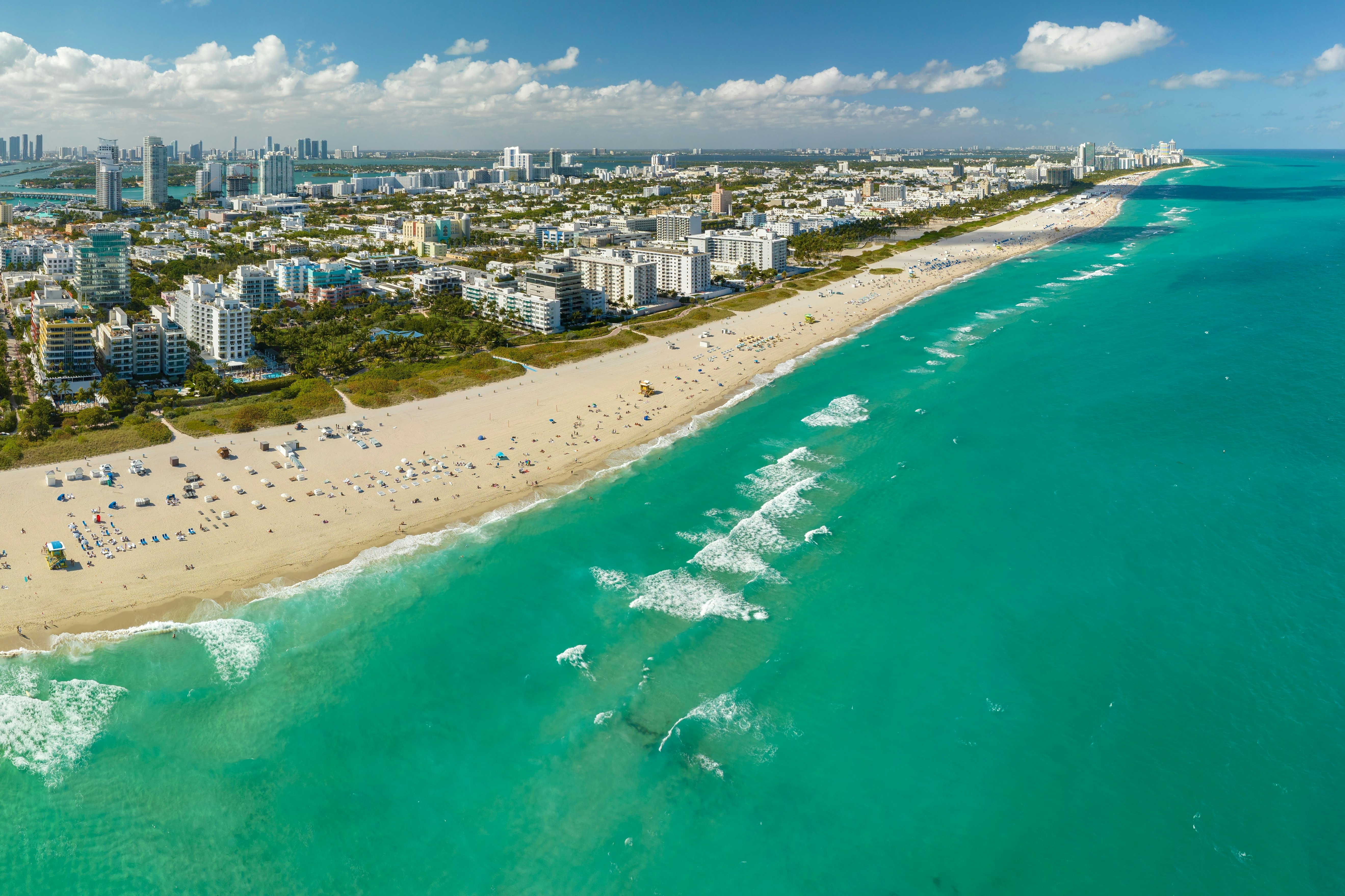 Aerial view of Miami