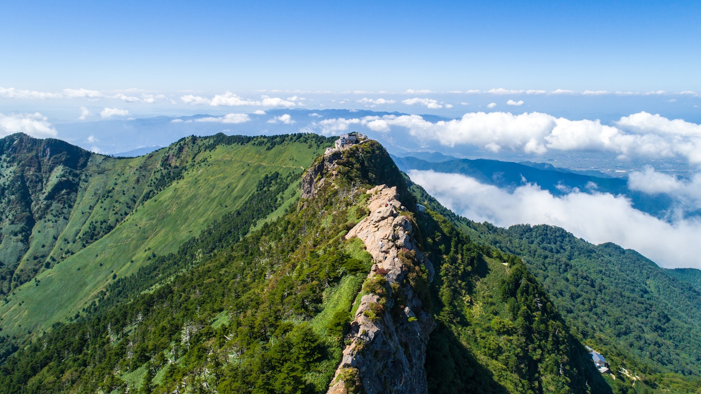 Mount Ishizuchi (Mount Tengu) in Ehime, Japan, License Type: media, Download Time: 2025-05-12T20:15:42.000Z, User: dorota_littlerobindesign, Editorial: false, purchase_order: 56530 - Guidebooks, job: Global Publishing WIP, client: Best Road trips Japan 1, other: Dorota Michalec