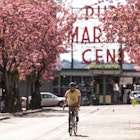 Seattle, USA – April 13, 2020: Late in the day a man on a Bicycle, with Pike Place Market in the background.
Seattle, USA – April 13, 2020: Late in the day a man on a Bicycle, with Pike Place Market in the background.
1379220787
CLEARED FOR DIGITAL USE ONLY -