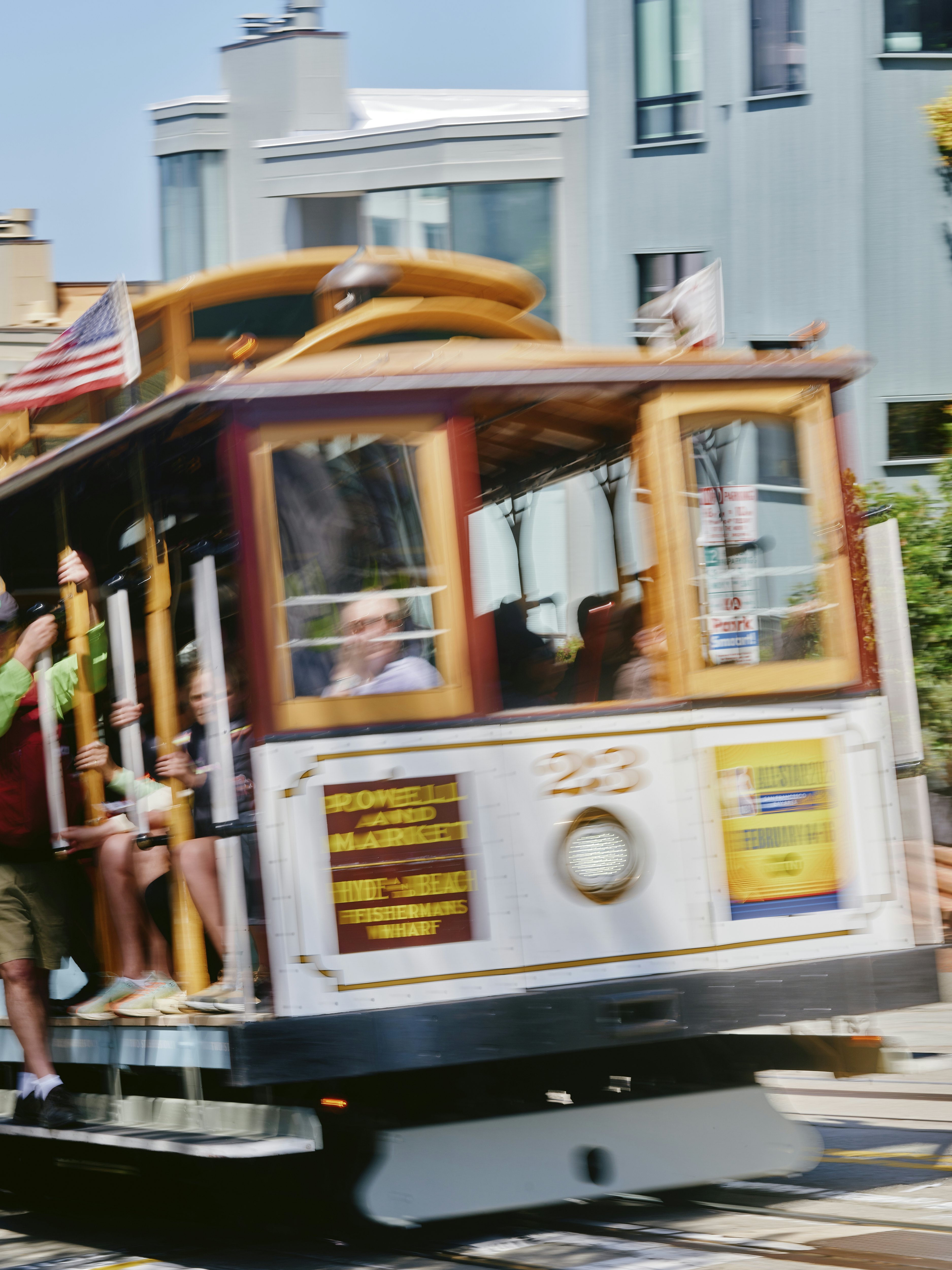 Cable Car in San Francisco, California. May 2025.