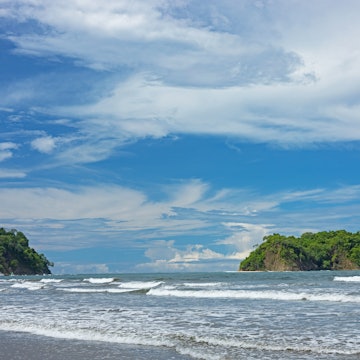 beautiful pacific coast sand beach in Samara in Costa Rica in Central America
2159231916