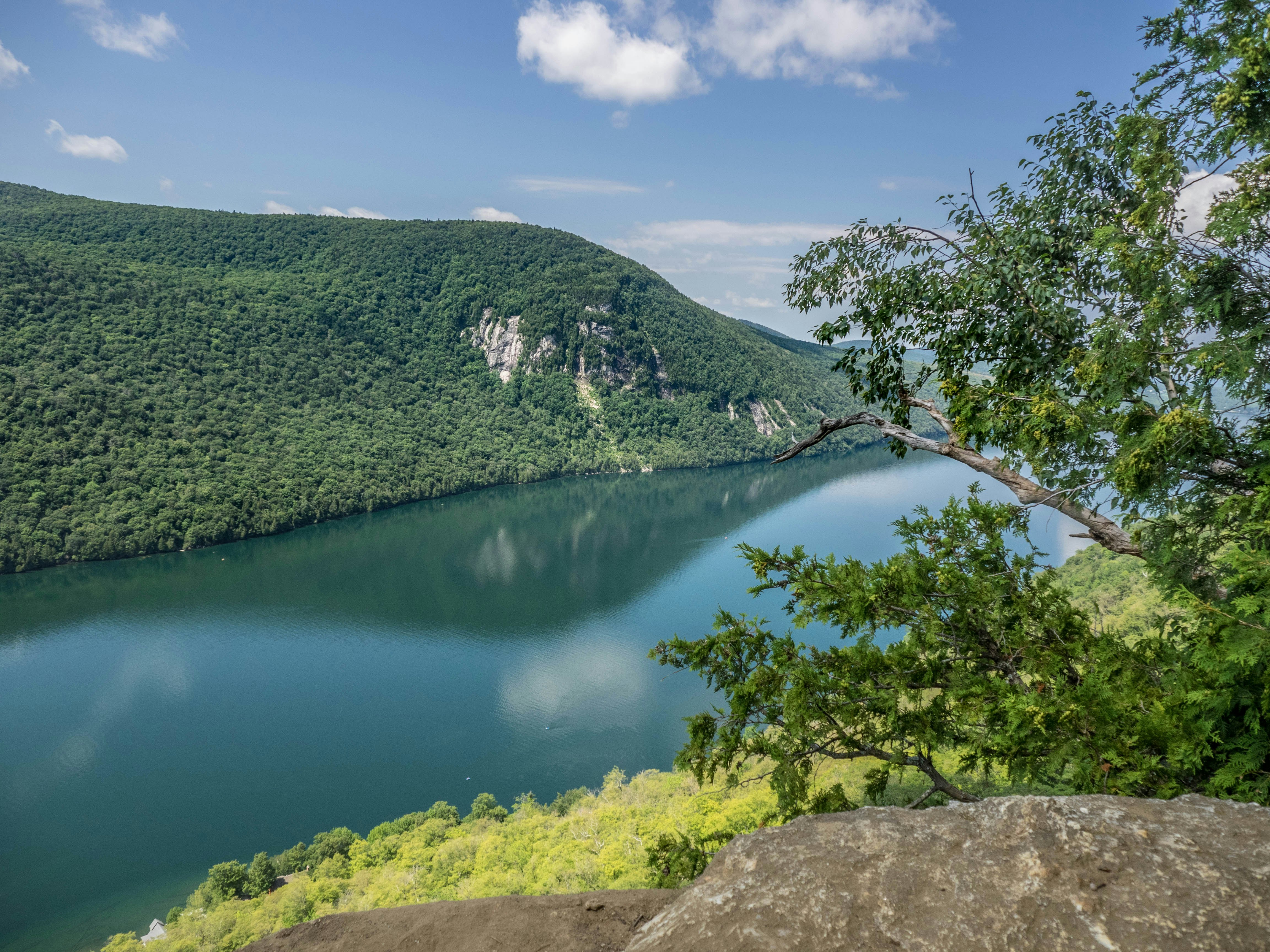 Lake Willoughby In Vermont as seen from Mount Pisgah