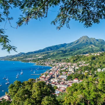 Saint Pierre Caribbean sea in Martinique beside Mount Pelée volcano License Type: media Download Time: 2023-08-22T02:56:29.000Z User: claramonitto Is Editorial: No purchase_order: