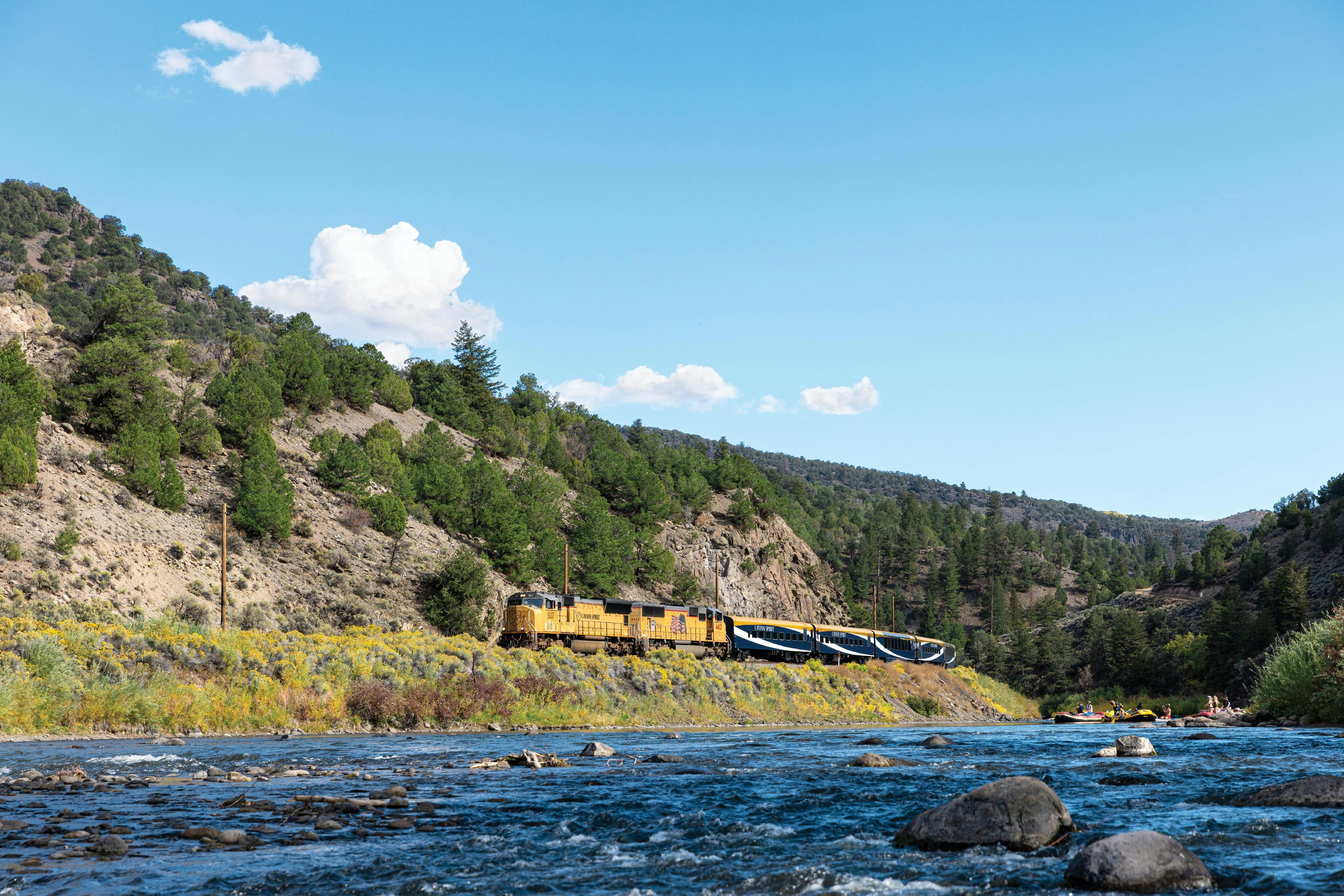 View from a Canyon Spirit train.
