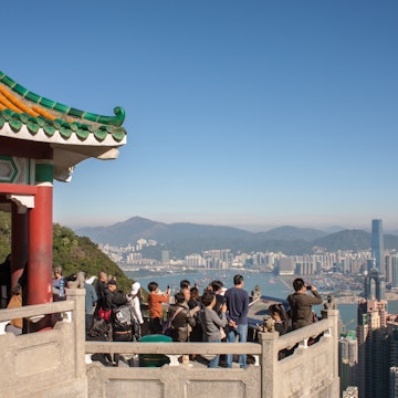 Hong Kong, Hong Kong / Hong Kong - 11 23 2019: Tourists crowd at Victoria Peak viewpoint overlooking Hong Kong; Shutterstock ID 1420464128; purchase_order:65050 - Digital Destinations and Articles; job:Online Editorial; client: The Lonely Planet guide to Victoria Peak, Hong Kong; other:Joe Bindloss
1420464128