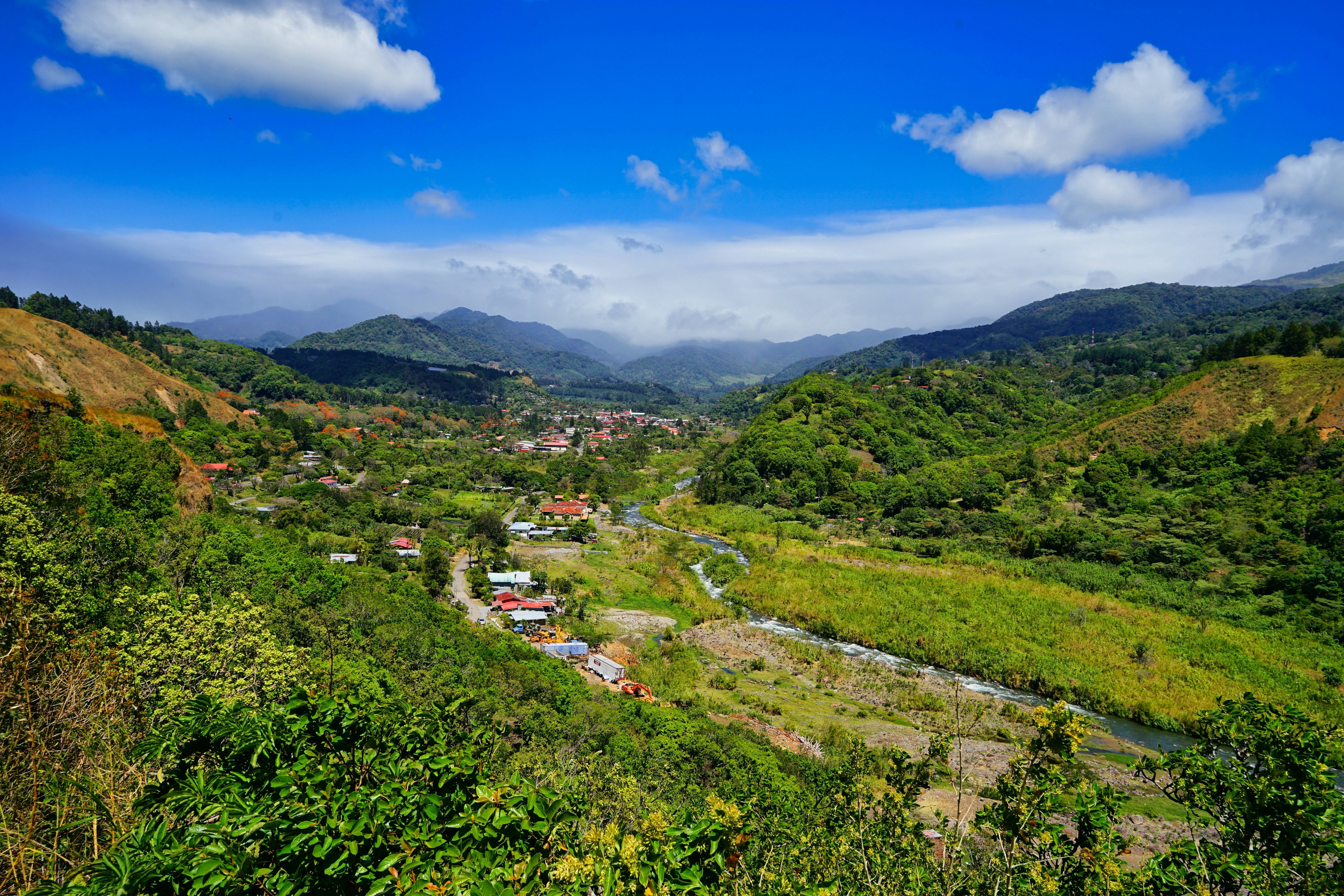 Boquete is a colorful, on february 13, 2016, wooded valley surrounded by the mountains of Chiriquí, in northwestern Panama.
